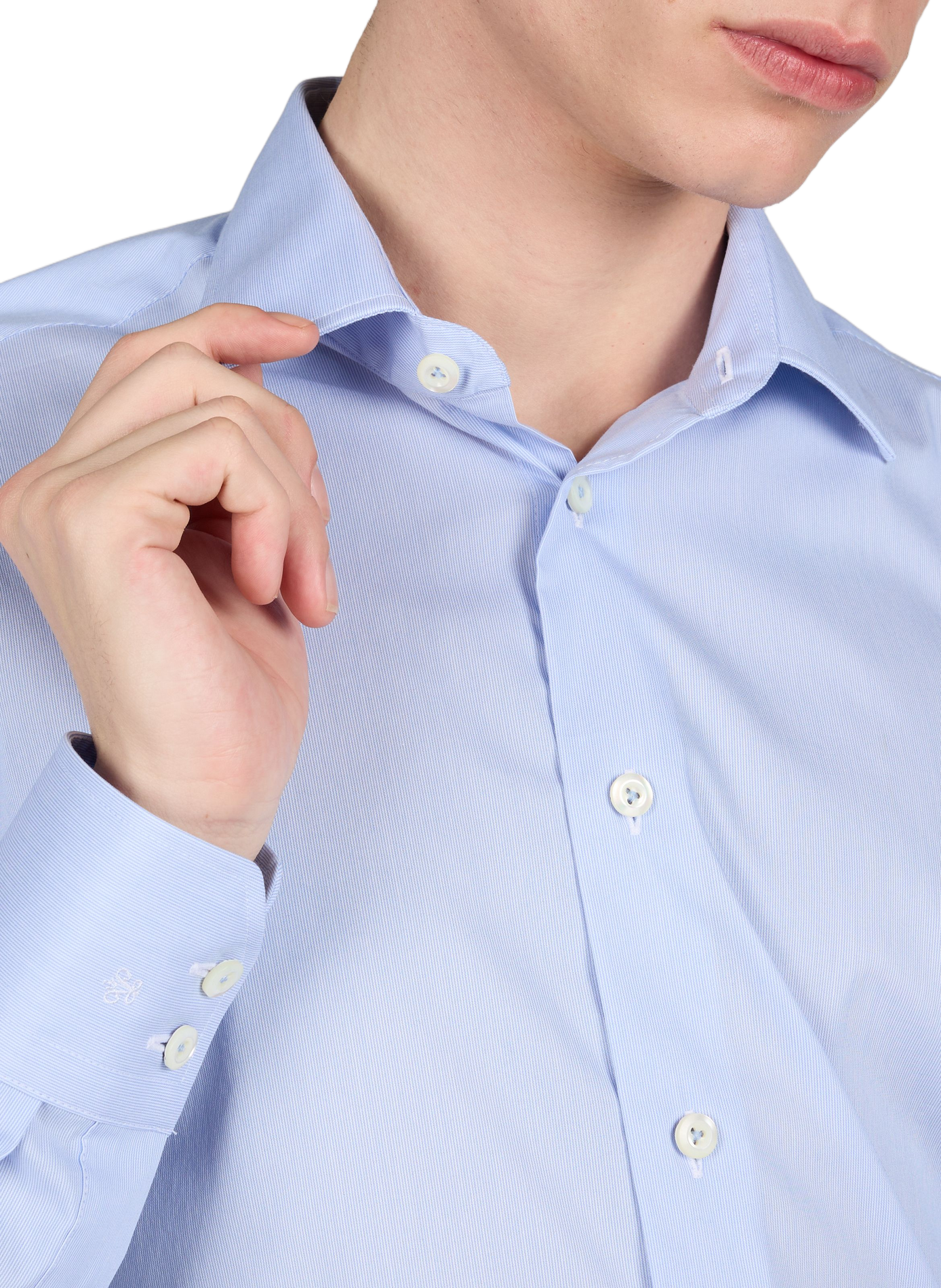 Straight cotton blend Shirt VAN LAACK Blue