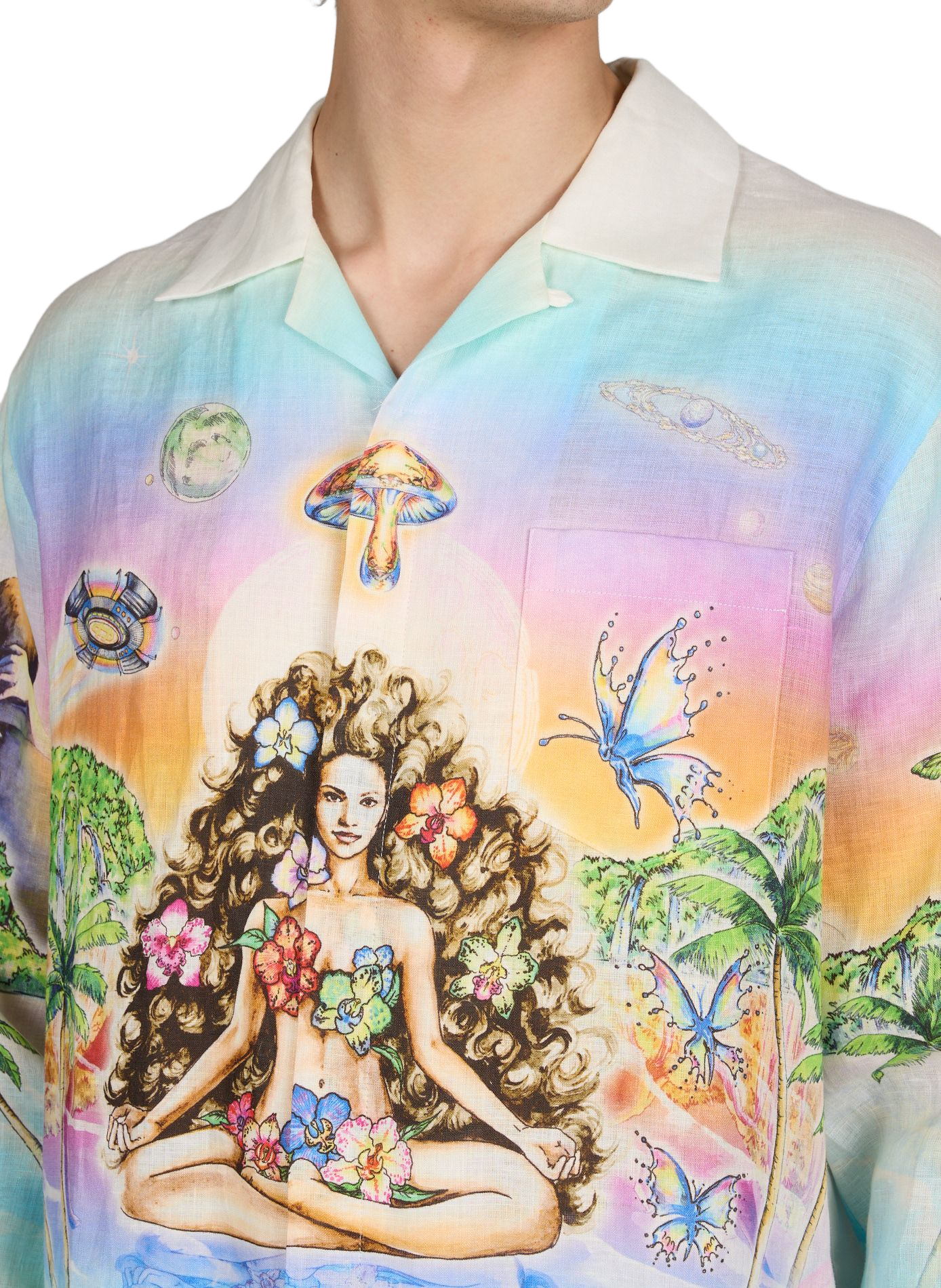 Chemise Innocence imprimée en lin CASABLANCA PARIS Multicolore