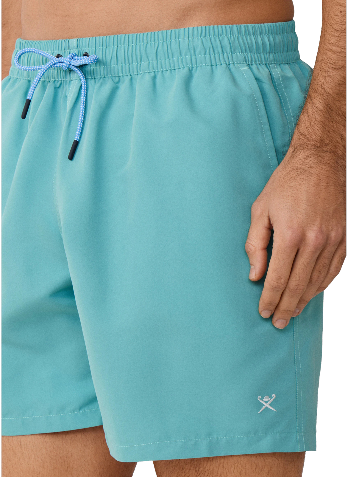 Short de bain uni HACKETT Vert