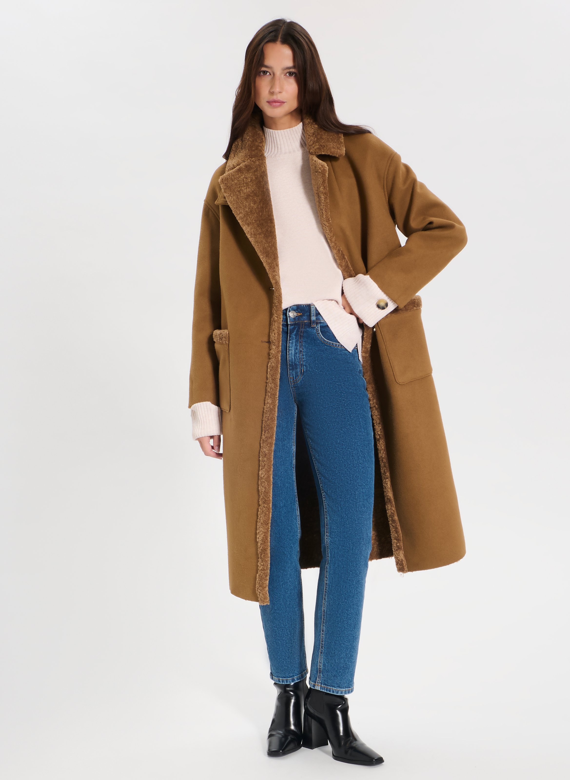 Manteau  myrthe ZAPA Marron