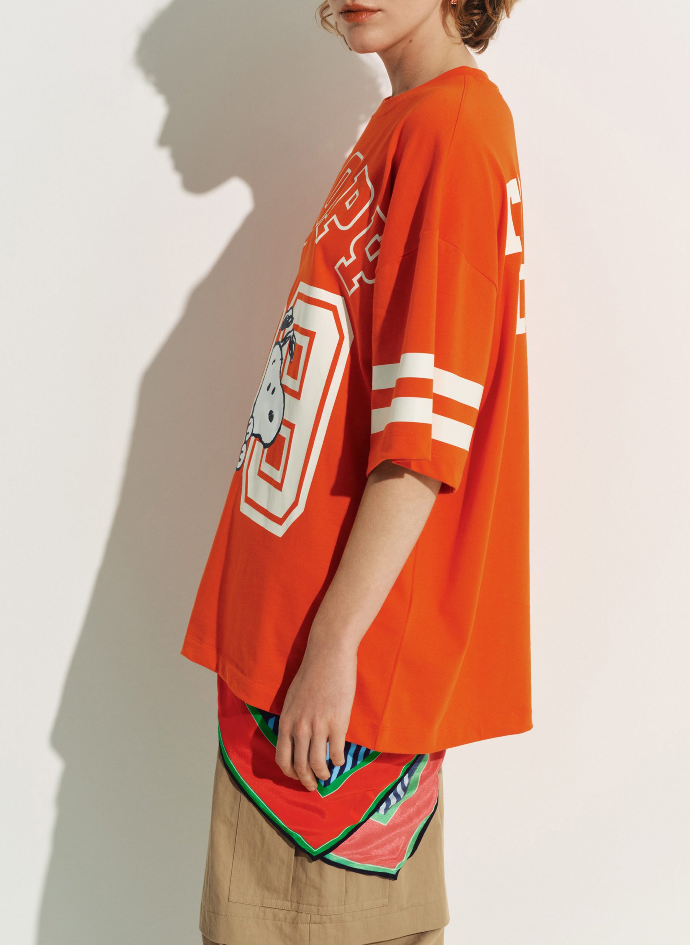 Tee-shirt col rond en coton joopio ESSENTIEL ANTWERP Orange