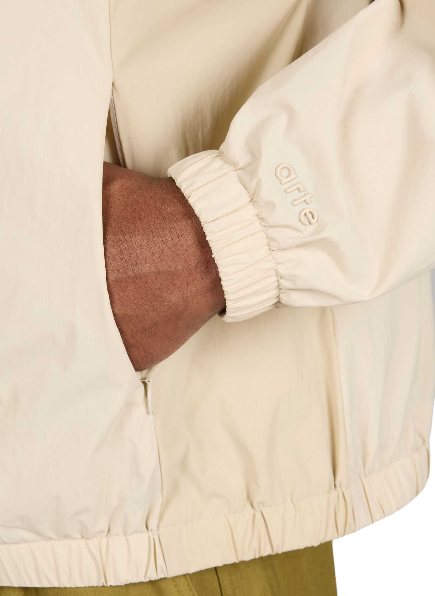 Veste asymétrique à col montant ARTE ANTWERP Beige