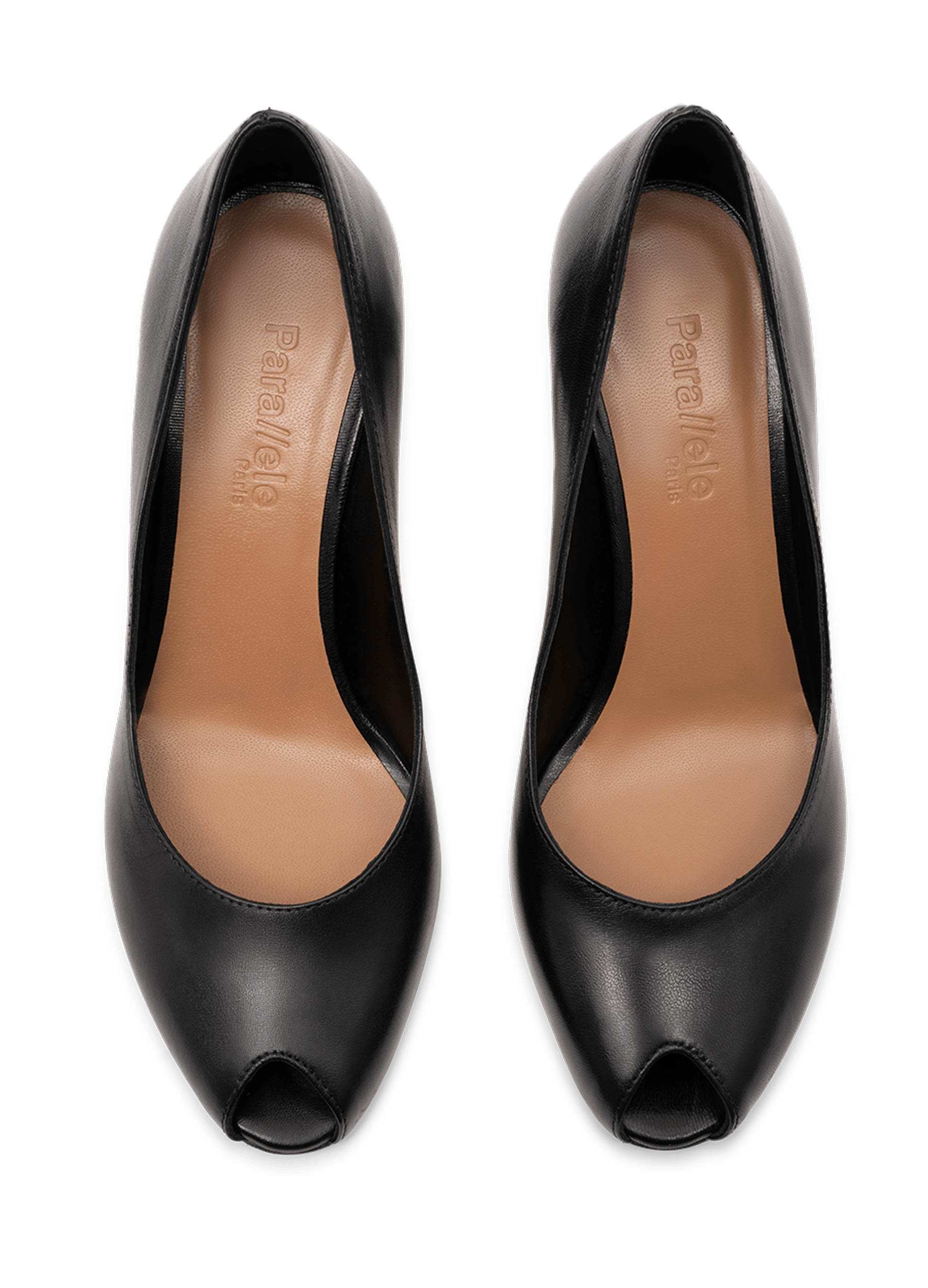 Escarpins picco en nappa PARALLELE Noir