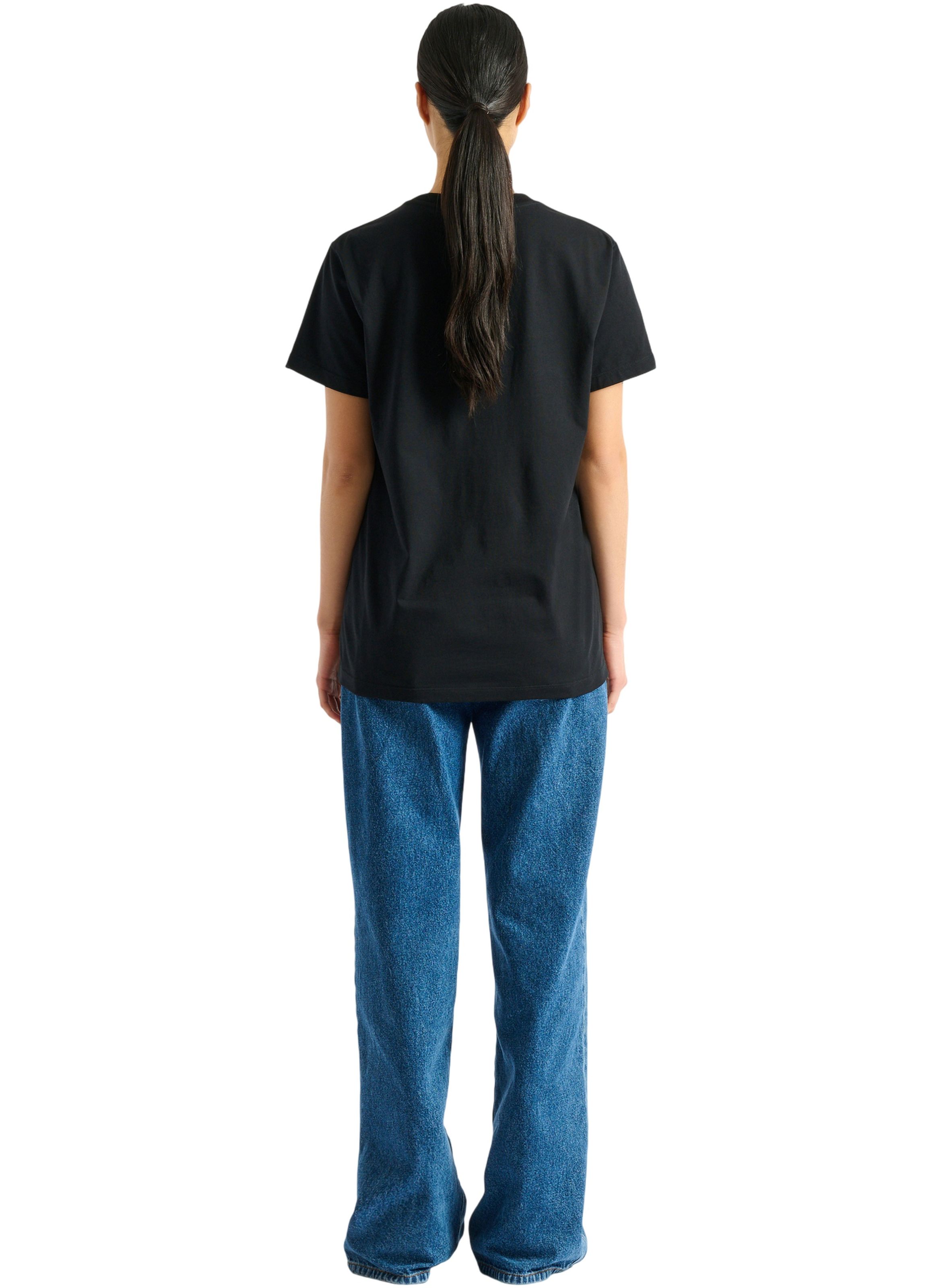 T-shirt balmain paris brodé BALMAIN Noir