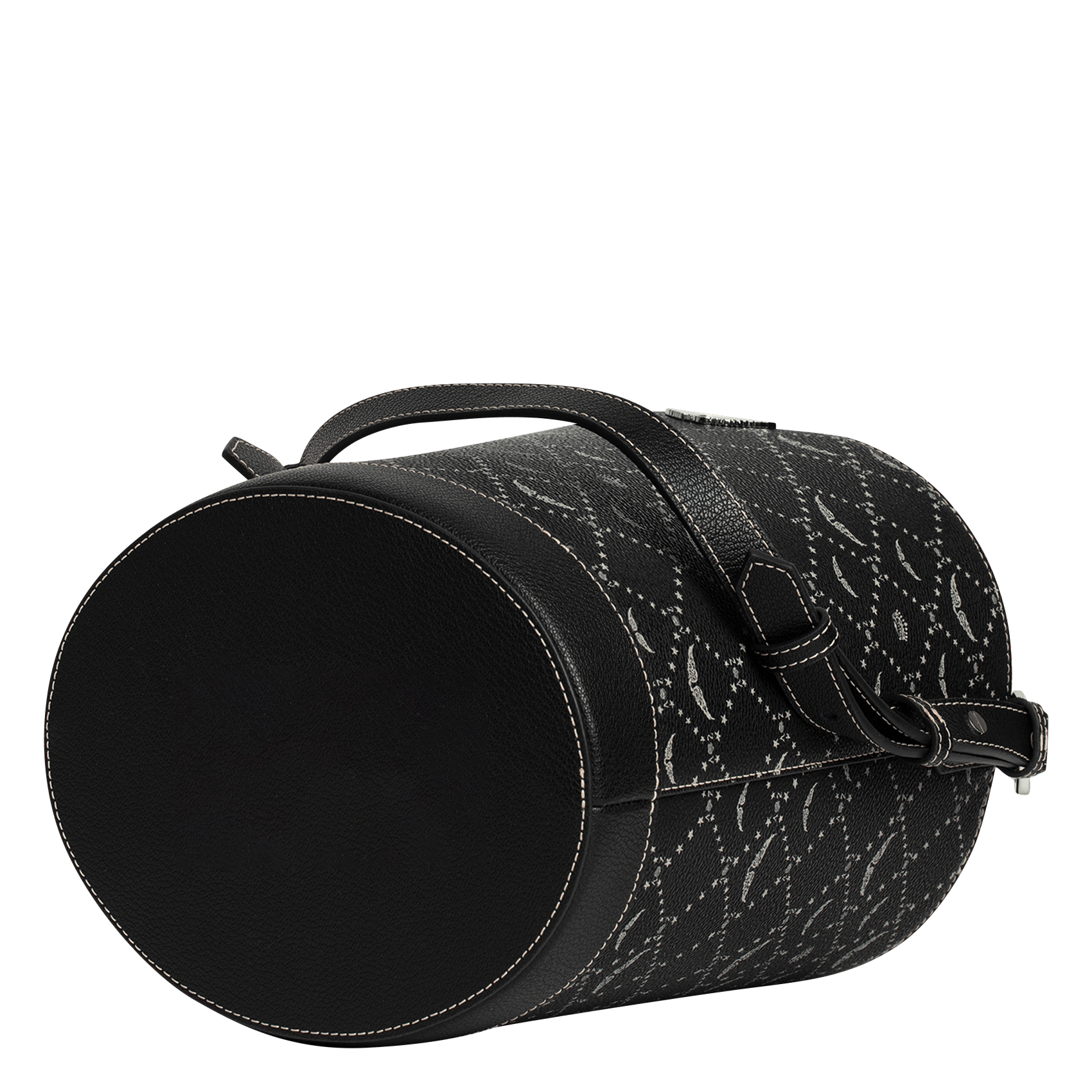Sac seau en toile monogramme z bucket ZADIG&VOLTAIRE Noir