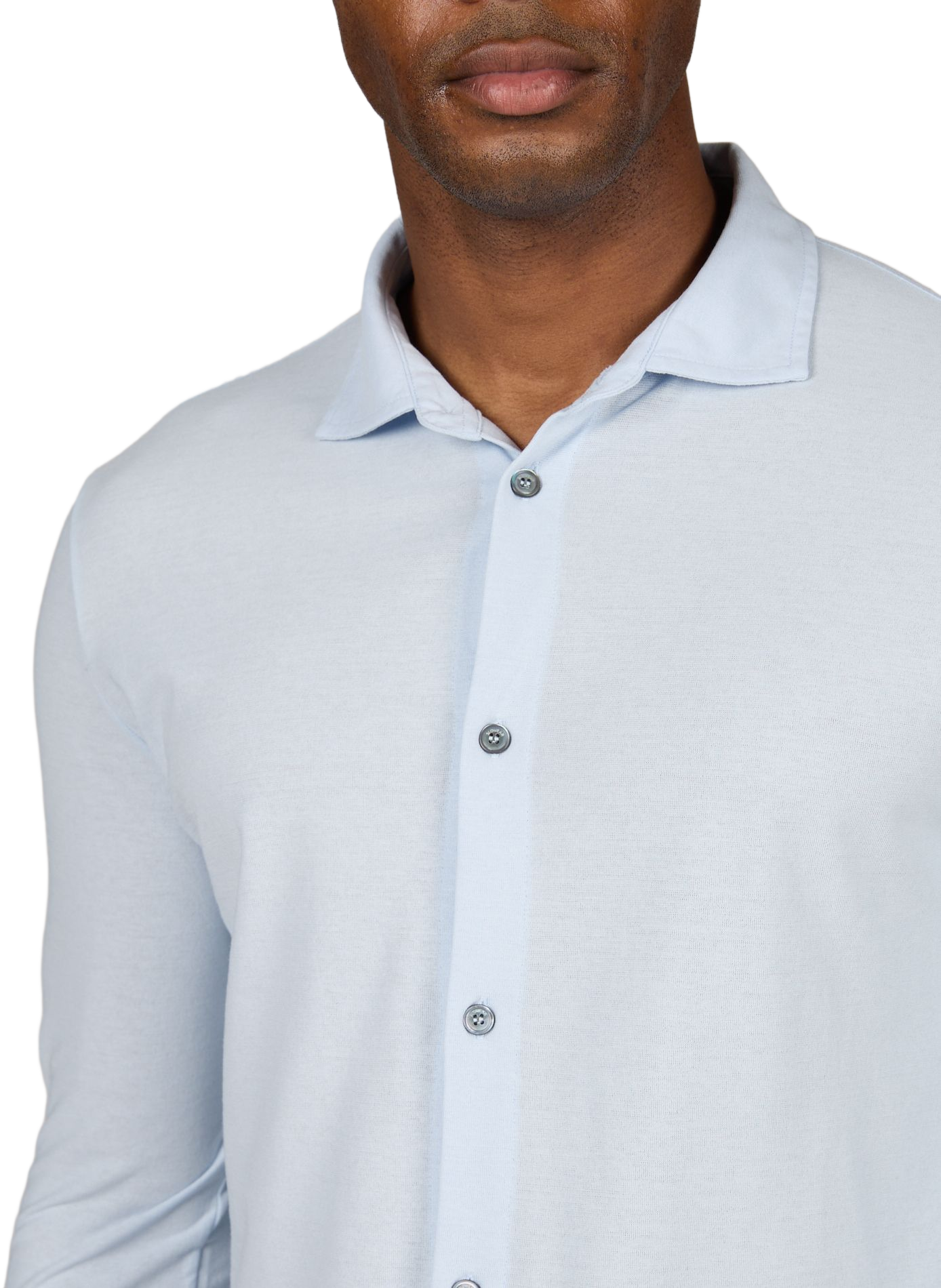 Chemise à col classique en coton SLOWEAR Bleu