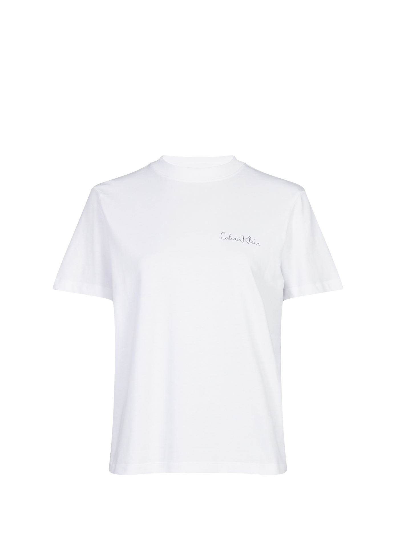 Plain cotton t-shirt CALVIN KLEIN White
