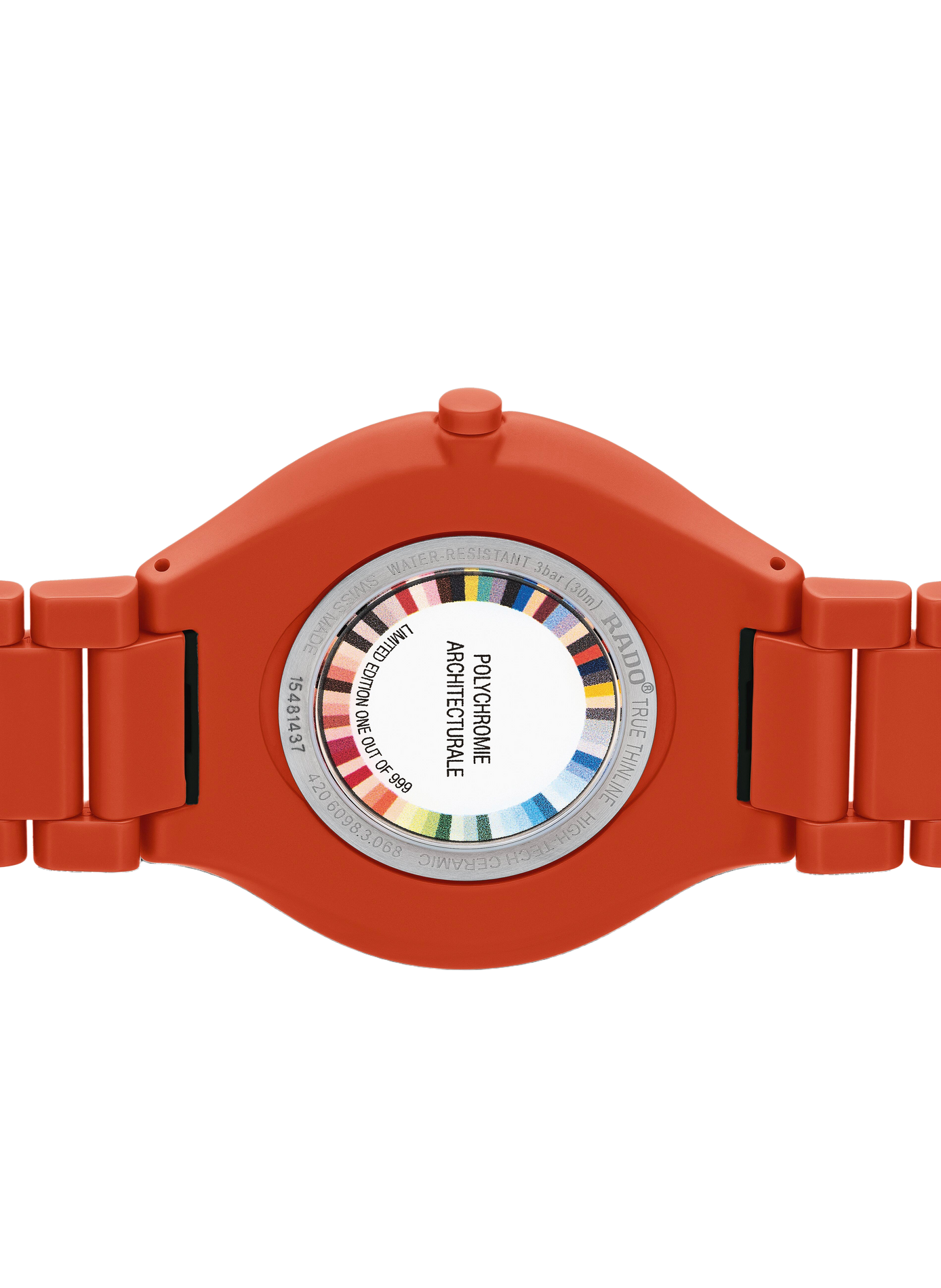 Montre quartz en céramique RADO Rouge