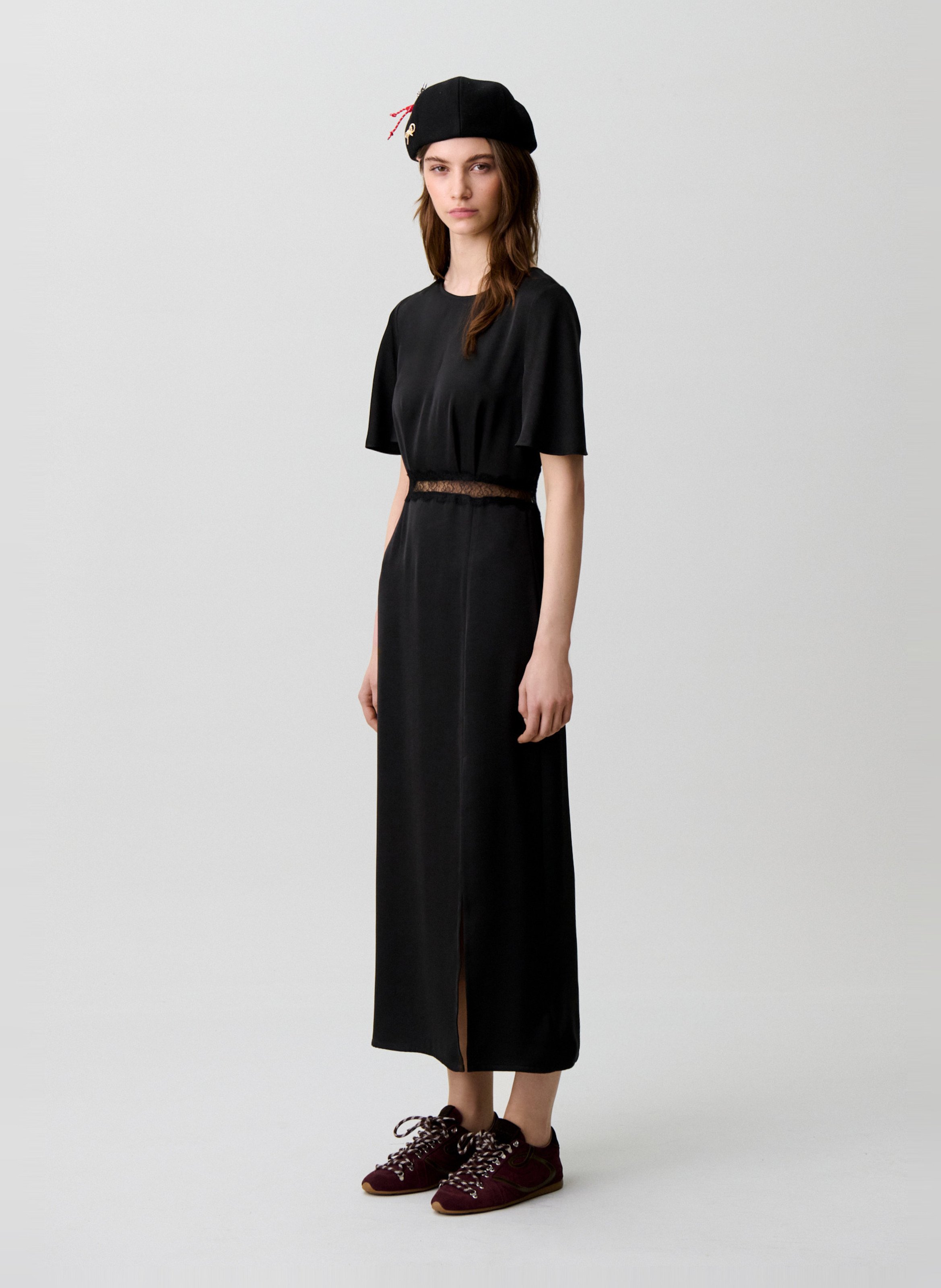 Robe longue droite CLAUDIE PIERLOT Noir
