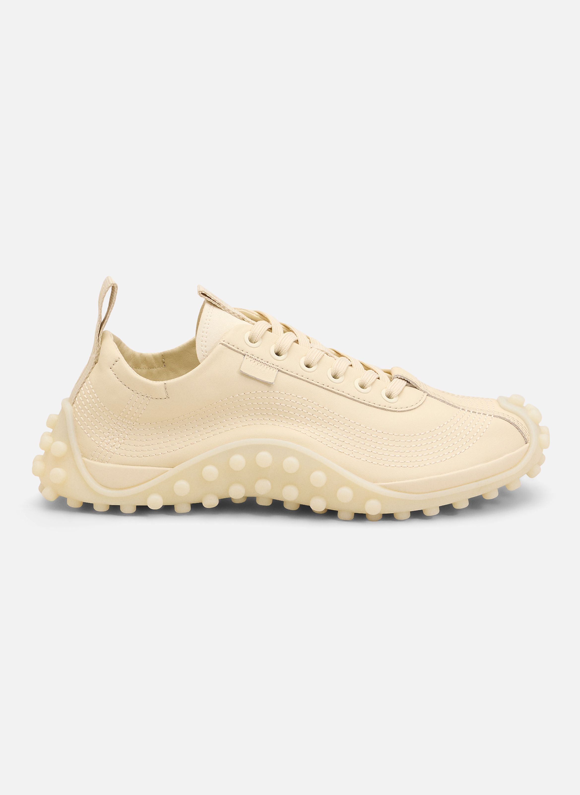 Sneakers mirage unisexes en cuir de veau AMI PARIS Blanc