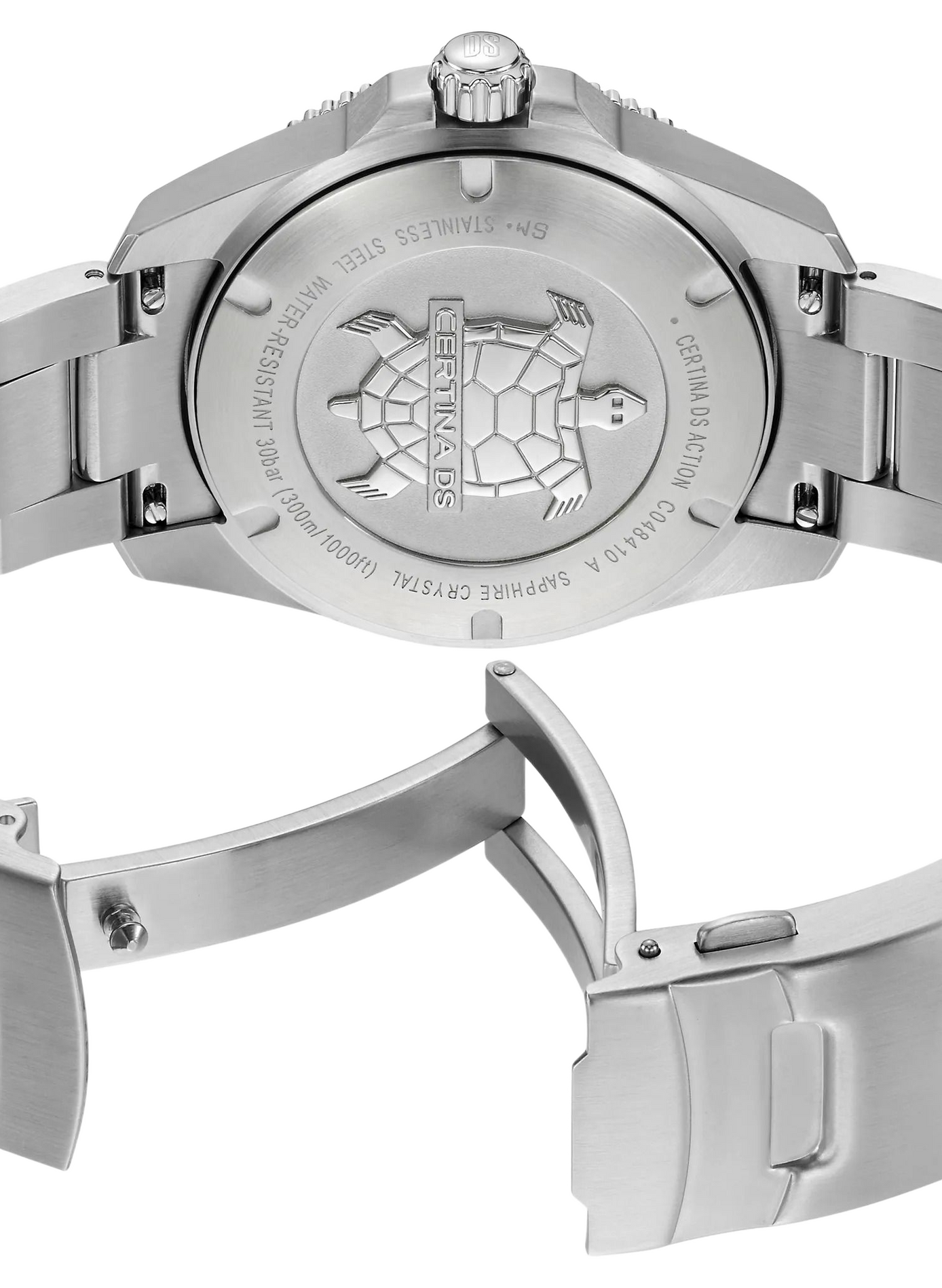 Montre automatique DS ACTION en acier inoxydable CERTINA Noir