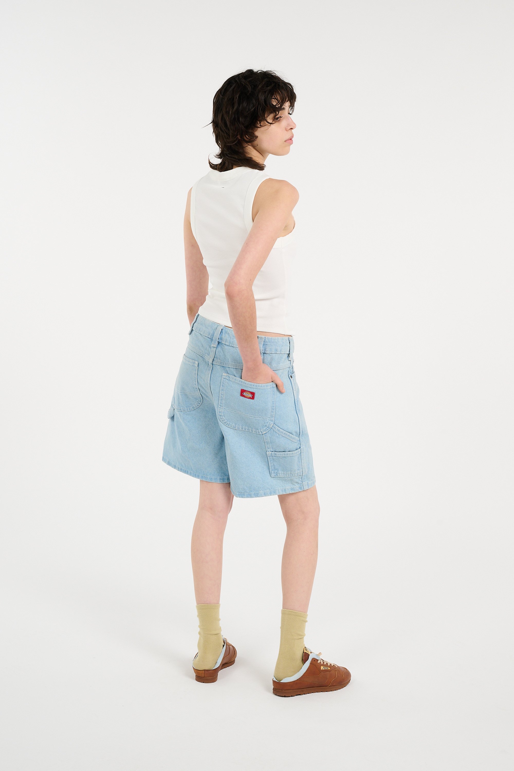 Short 993 7 inch carpenter short jeans w DICKIES Bleu