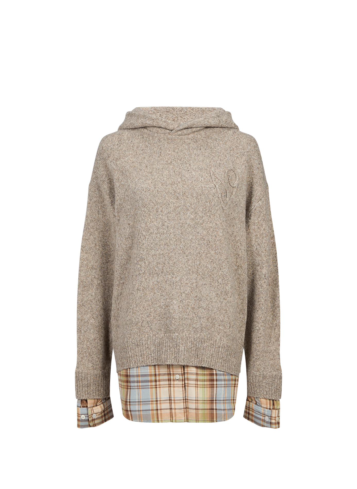 Oversized Hoodie ACNE STUDIOS Beige