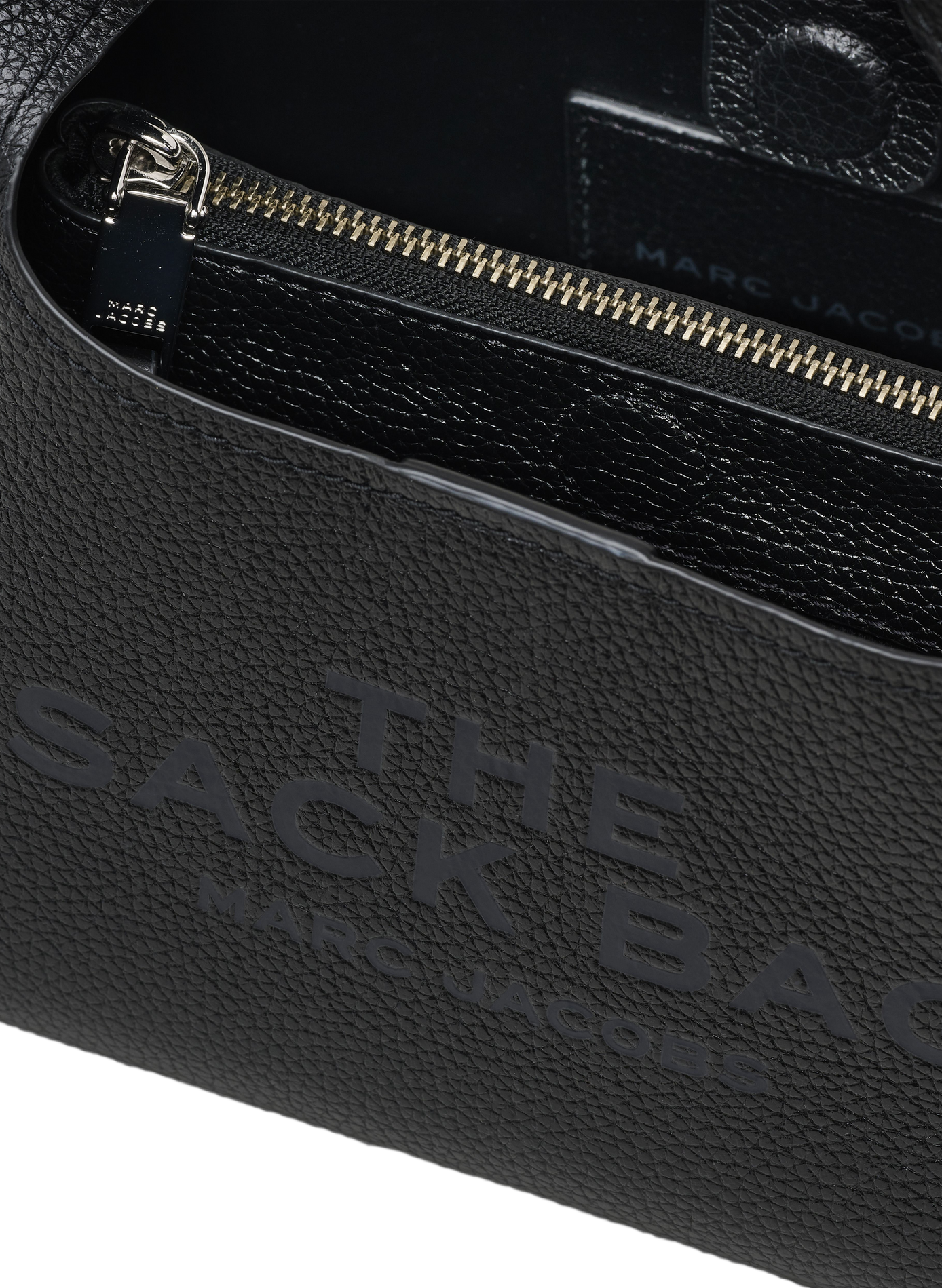 Sac à main The Mini Sack Bag MARC JACOBS Noir