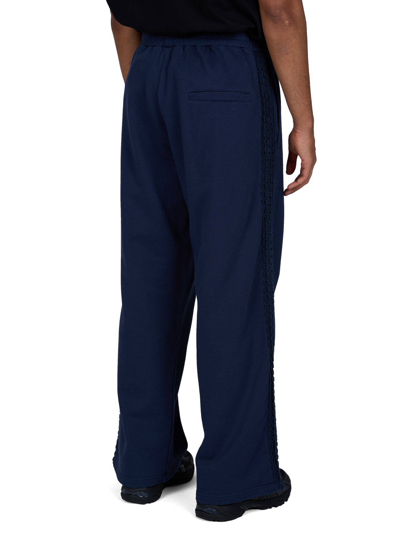 Straight-leg trousers with cotton embroidery ARTE ANTWERP Blue