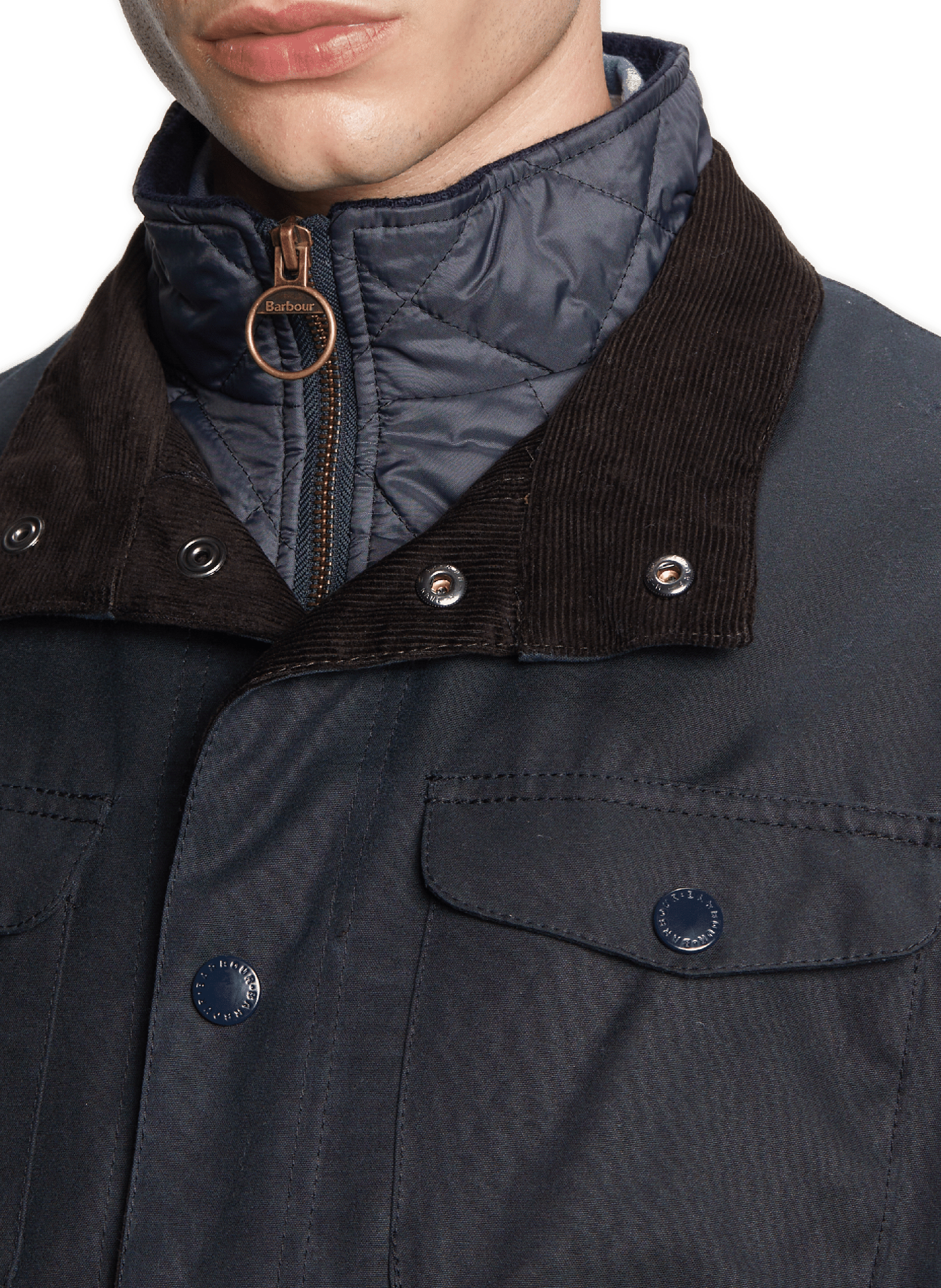 Ogston Wachsjacke BARBOUR Blau