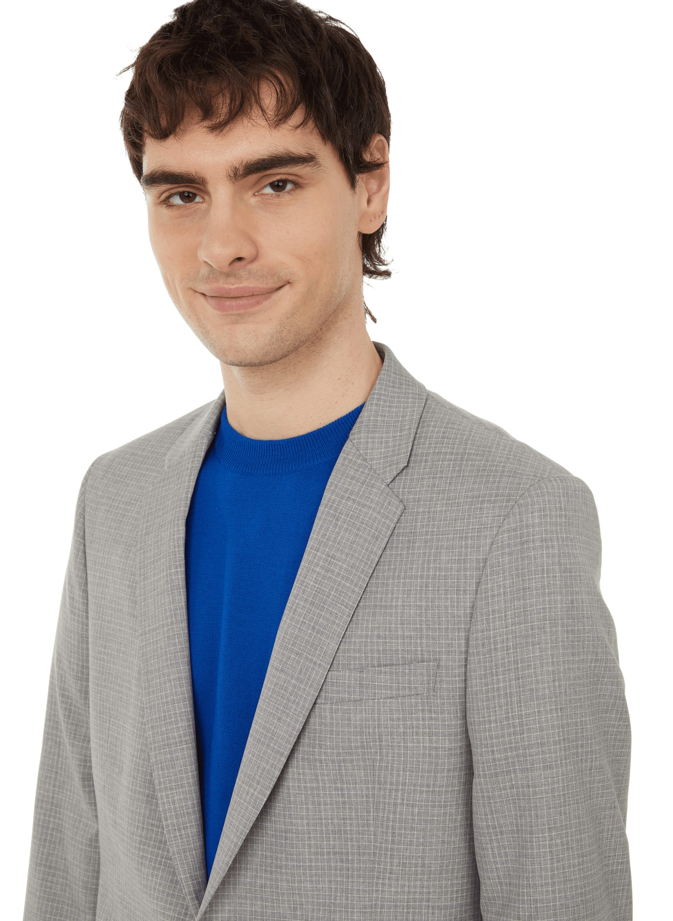 Wool suit jacket BRUMMELL Grey