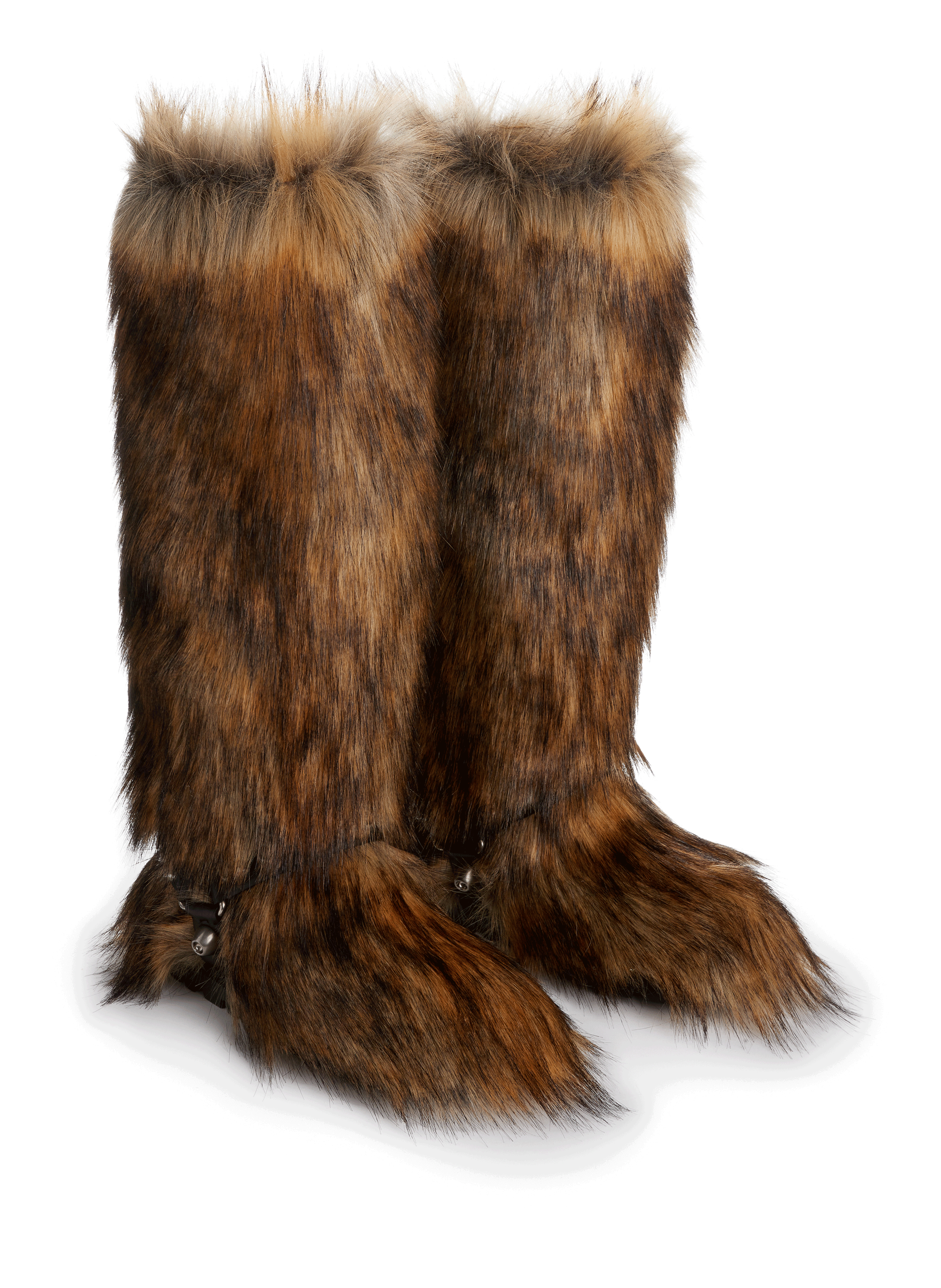 Imitation fur mules MIU MIU Beige