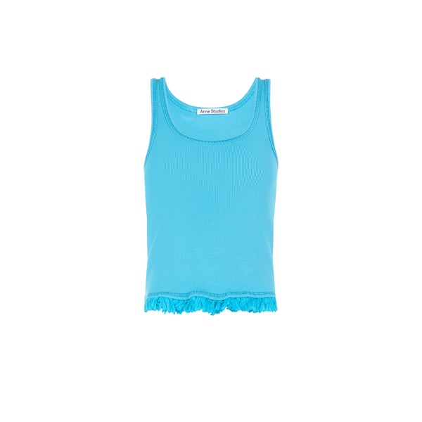 Top avec pompon en coton