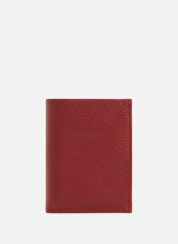 Portefeuille en cuir Rouge by AU PRINTEMPS PARIS AU PRINTEMPS PARIS Portefeuille en cuir Rouge