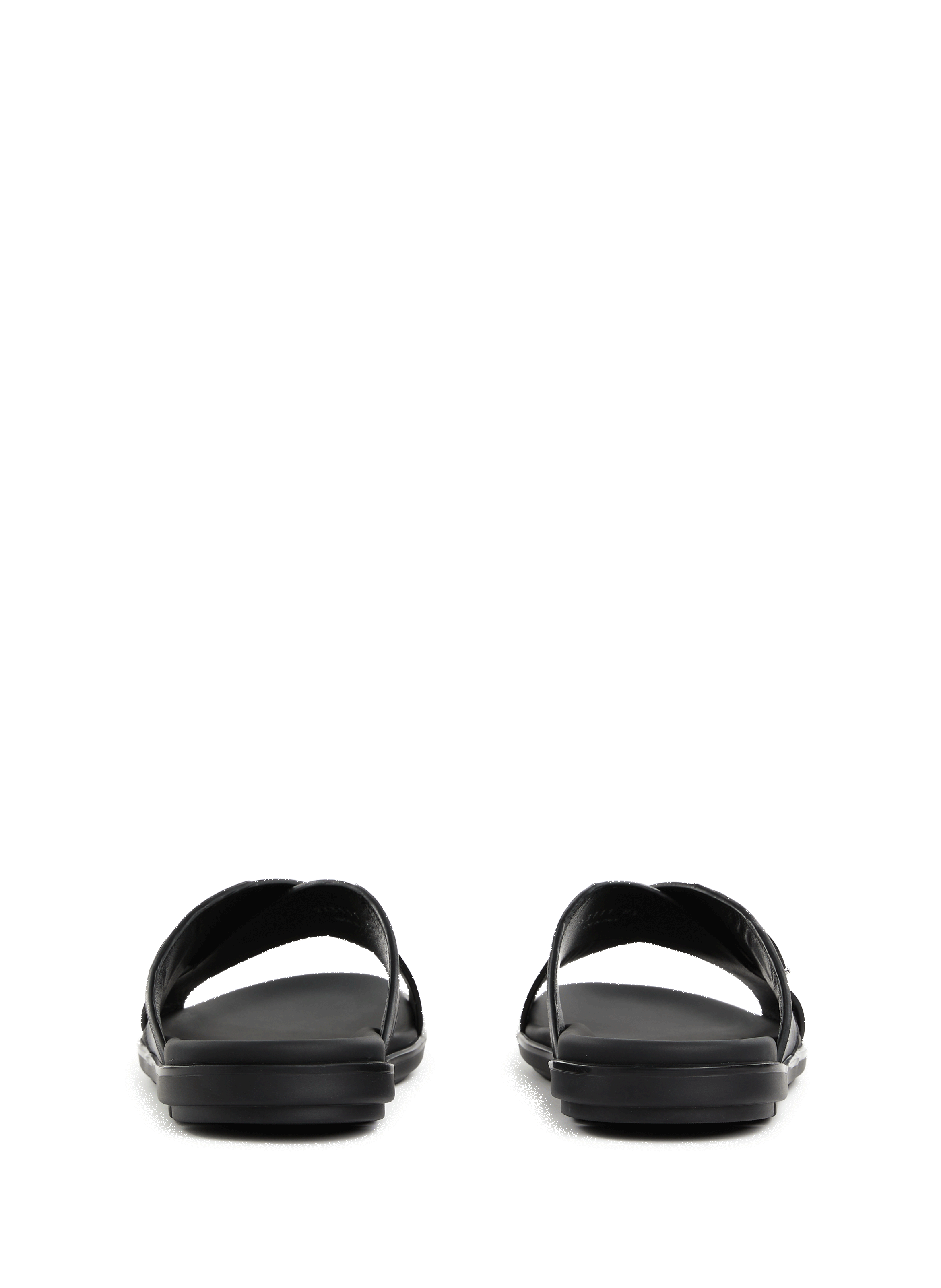 Leather sandals  PRADA Black