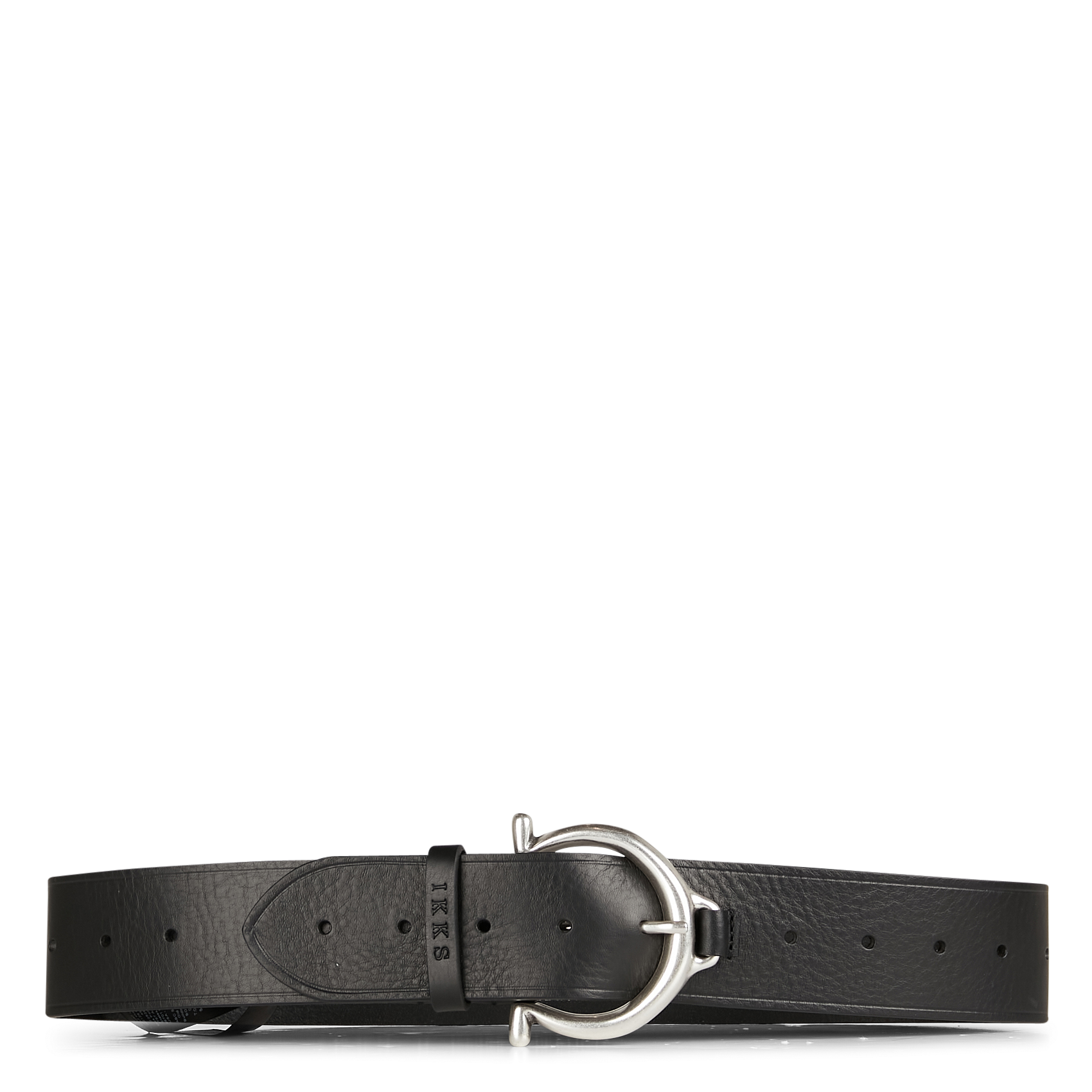 Ceinture en cuir IKKS Argent