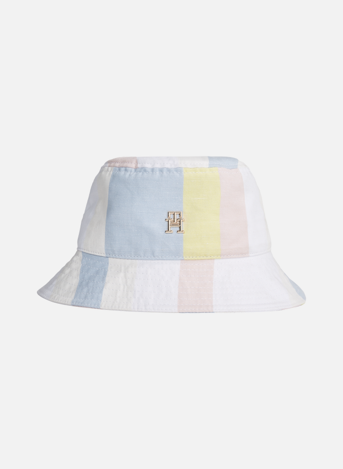 Cotton and linen bucket hat  TOMMY HILFIGER
