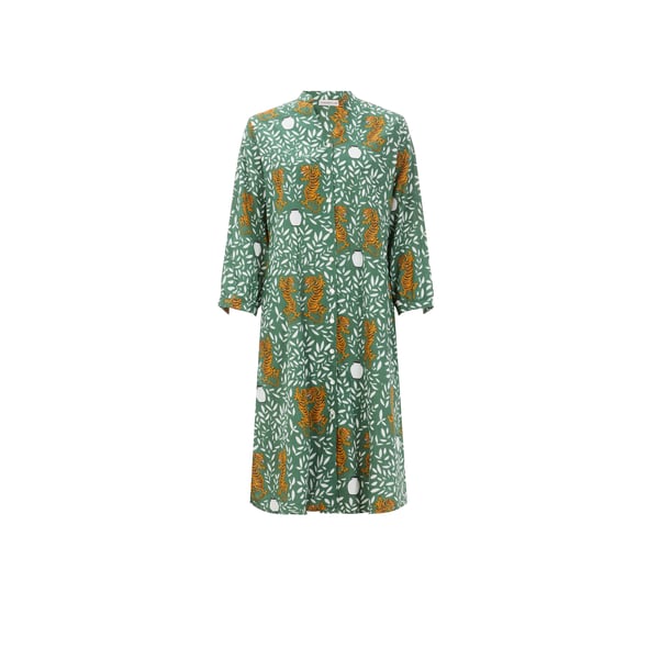 Curiosity Lab Printed Nightgown In Multicolour