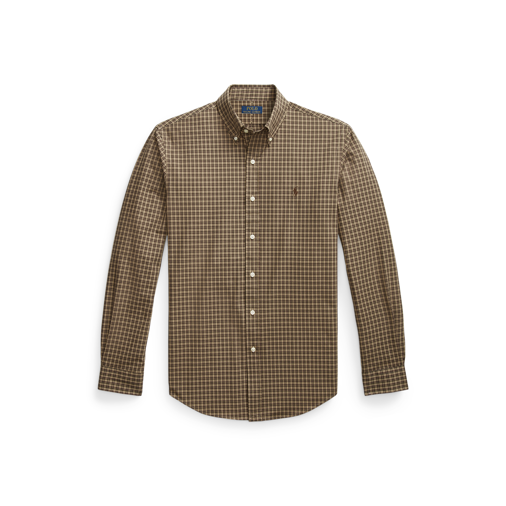 Chemise à carreaux en coton  POLO RALPH LAUREN Marron