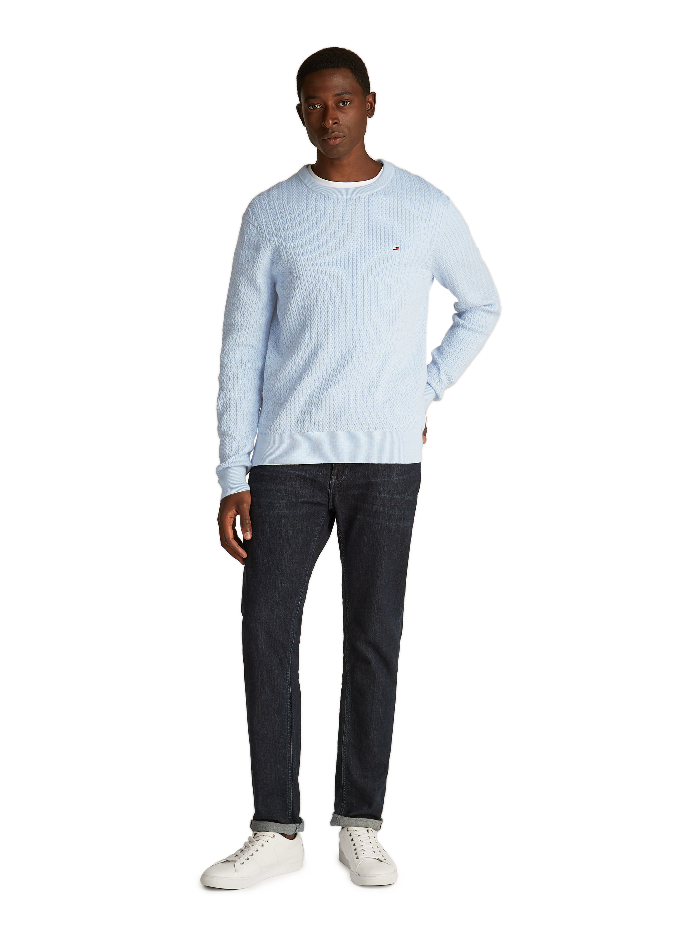 Woven sweater TOMMY HILFIGER Blue