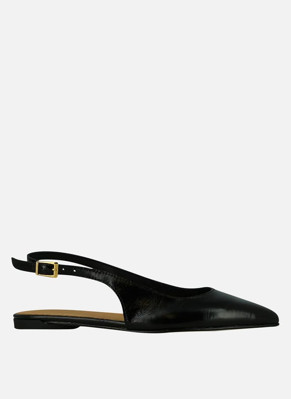 Ballerines en cuir noa Noir by JONAK JONAK Ballerines en cuir noa Noir