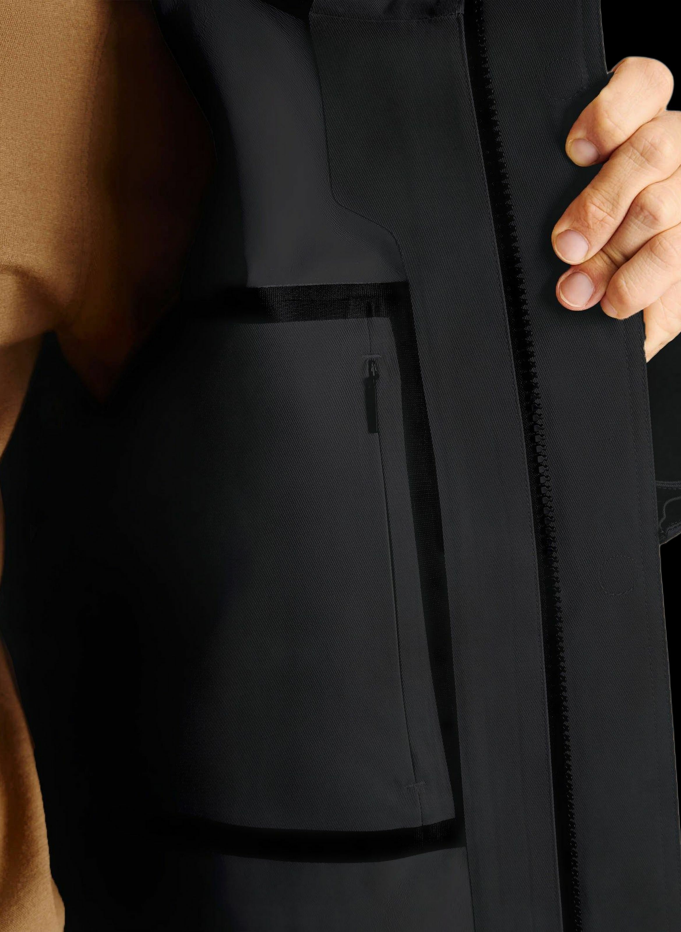 Parka edernoo col capuche coupe oversize FUSALP Bleu