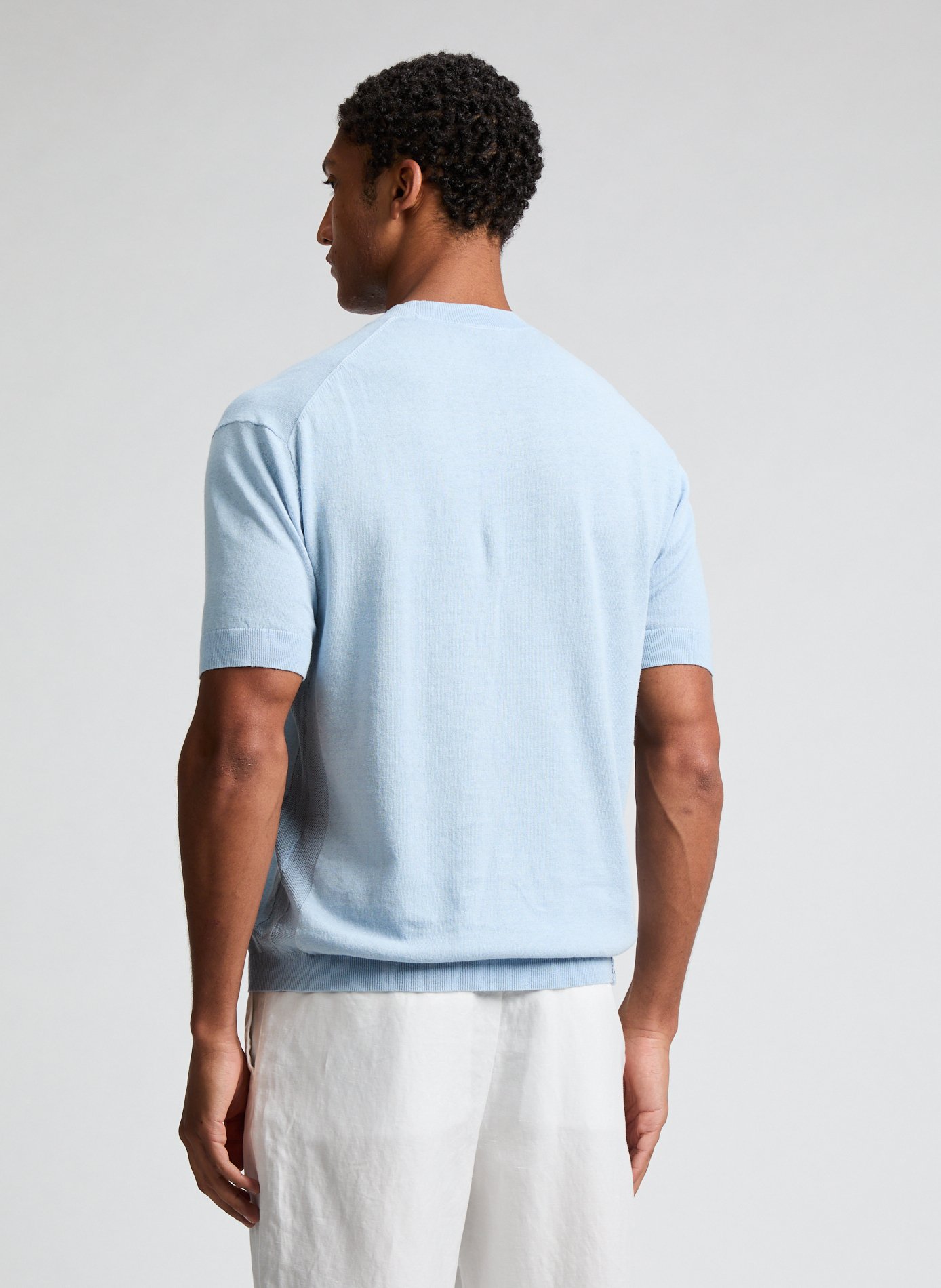 T-shirt en et coton ARMANI EXCHANGE Bleu