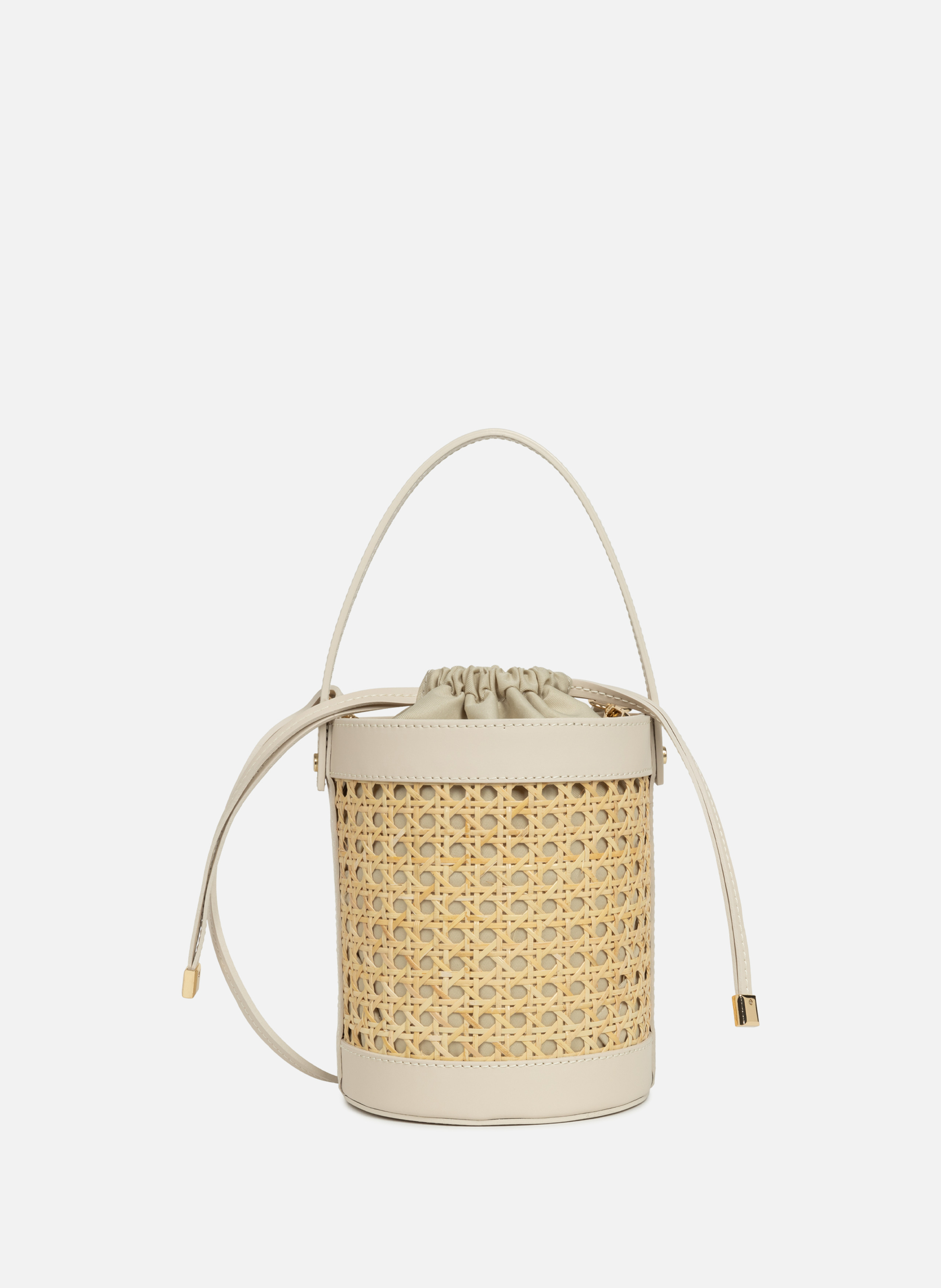 M bucket bag - Cannage Rotin LANCASTER Beige