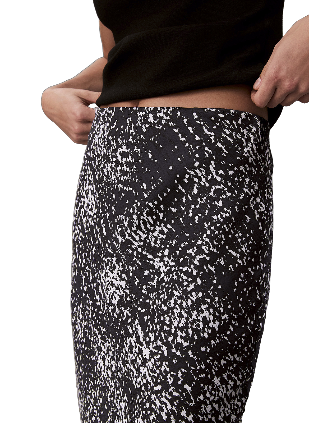 Jupe midi imprimée  CALVIN KLEIN Multicolore