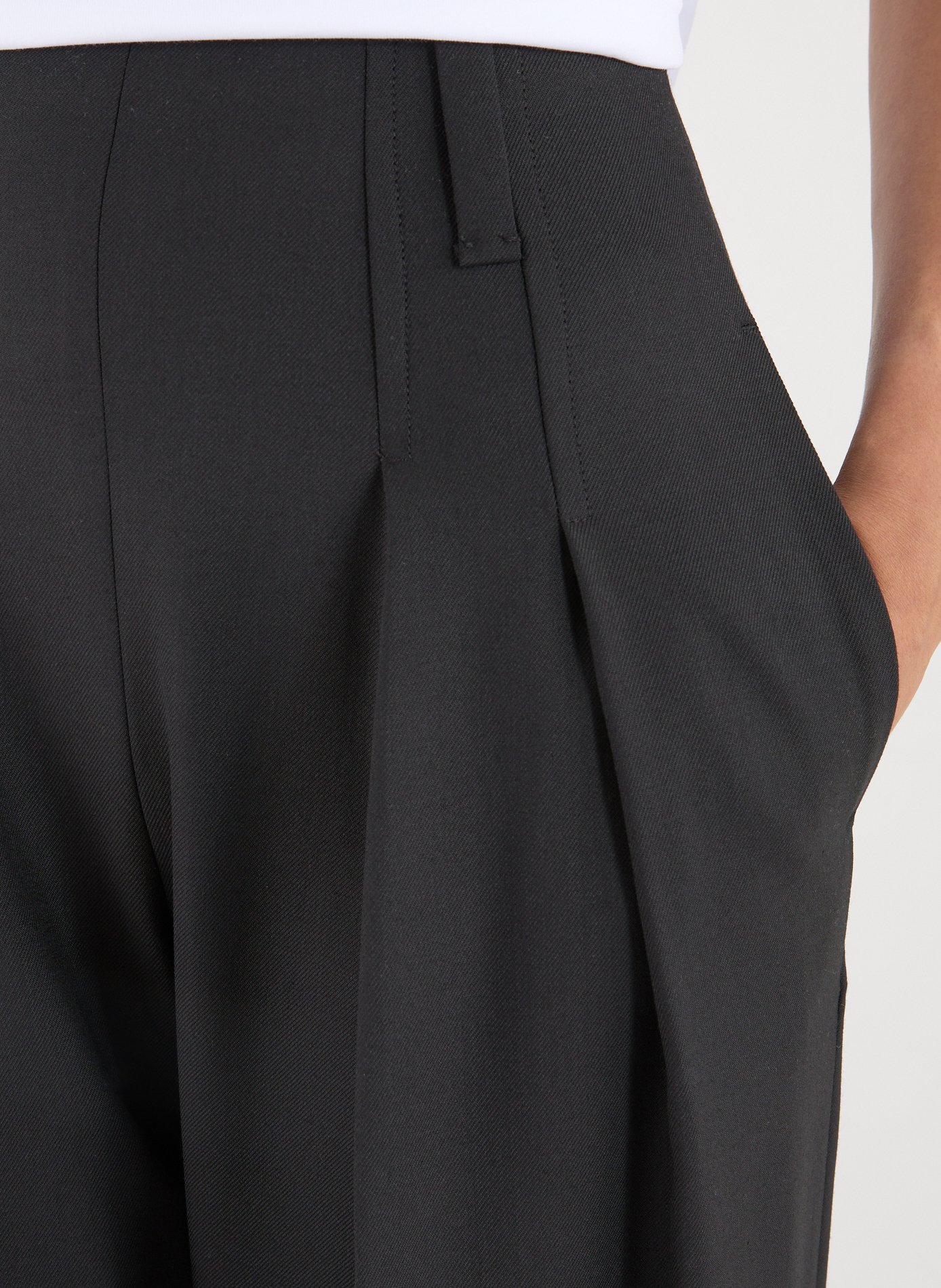 Elasticated trousers VICTORIA BECKHAM Black