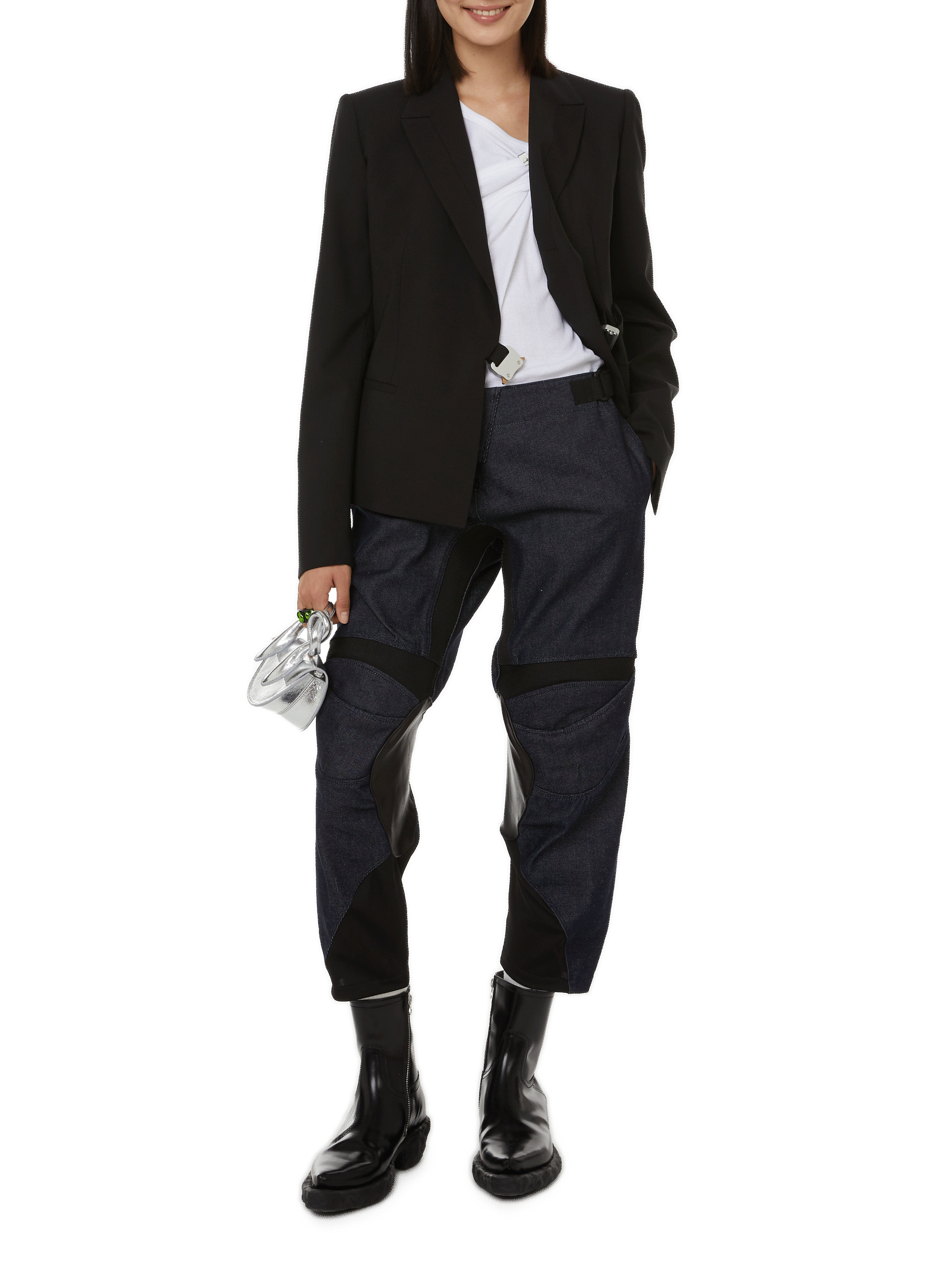 Blazer à épaulettes en laine 1017 ALYX 9SM Noir