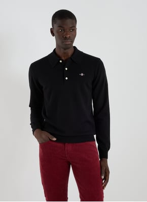 Pull col polo en laine GANT Pull col polo en laine GANT