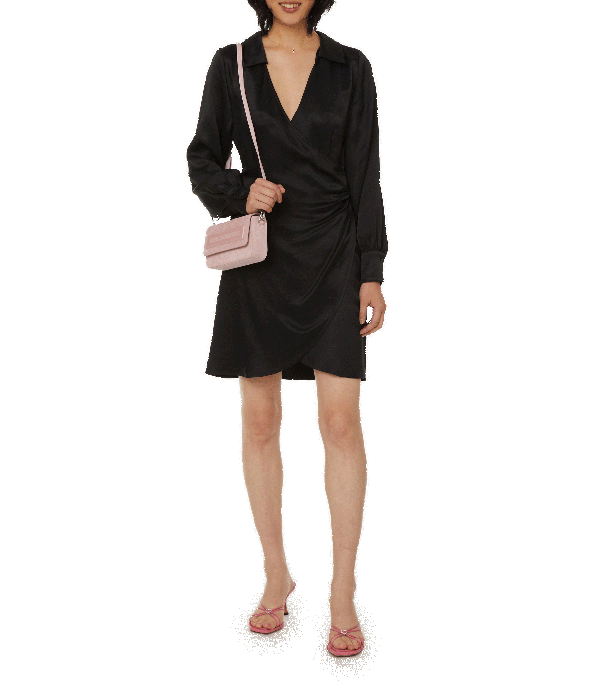 SAISON 1865 Robe courte Noir