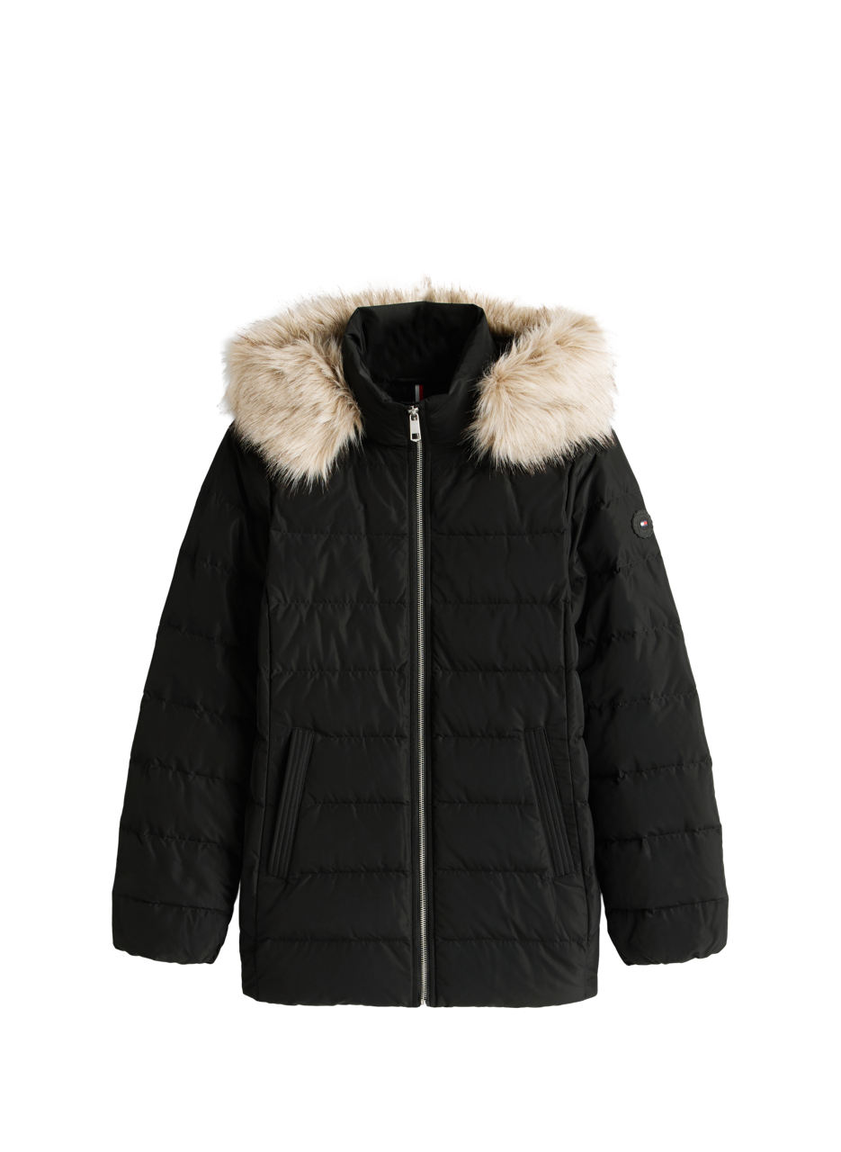 Doudoune à capuche TOMMY HILFIGER Noir