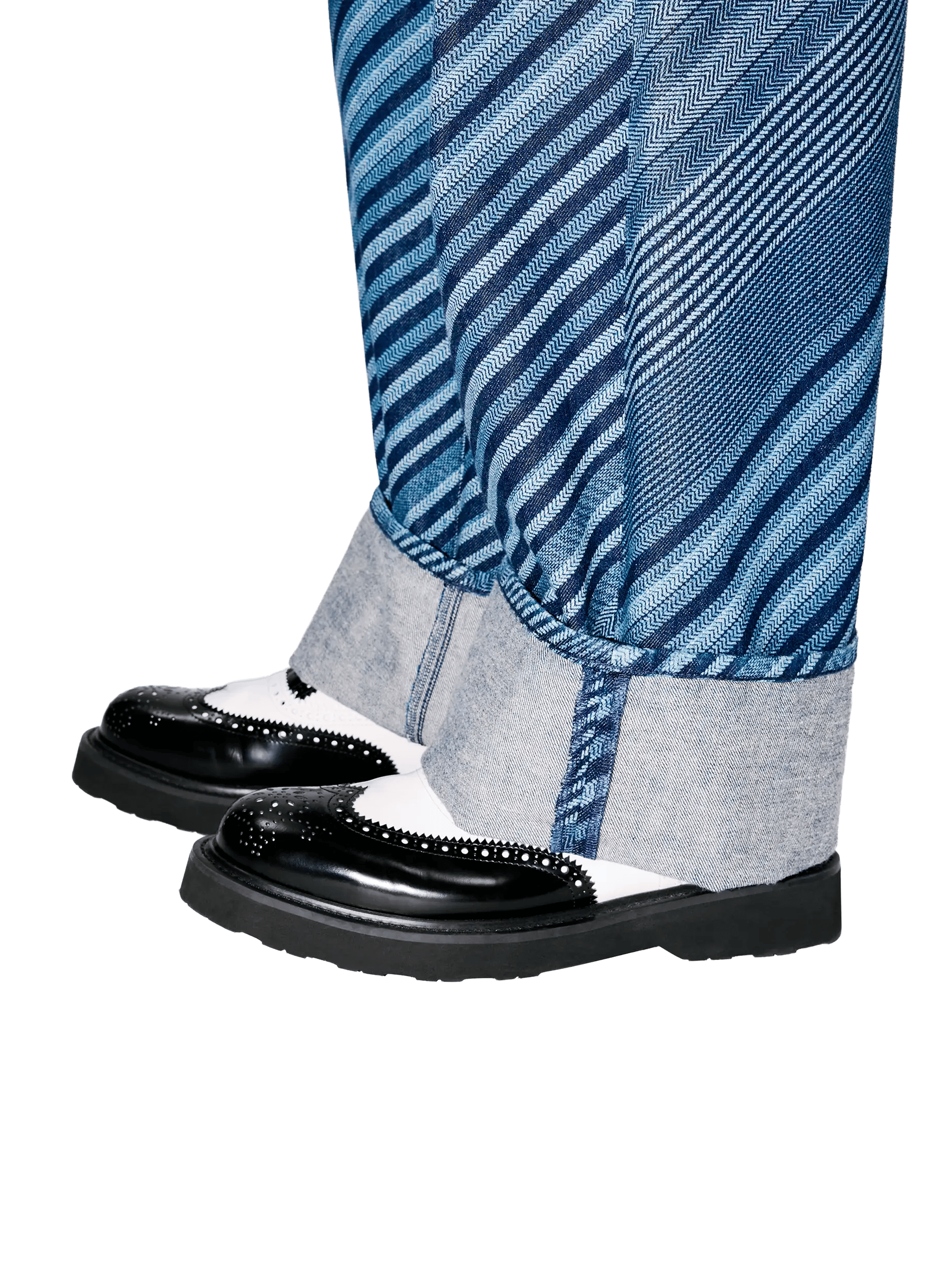 Wide Striped Jeans KENZO Blue