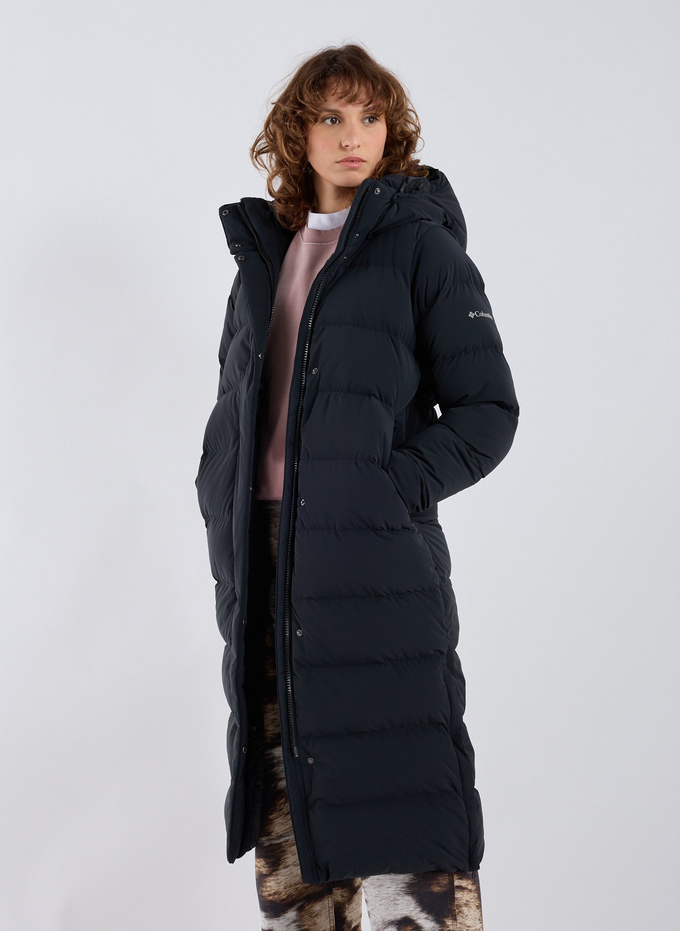 COLUMBIA Doudoune longue matelassée Noir