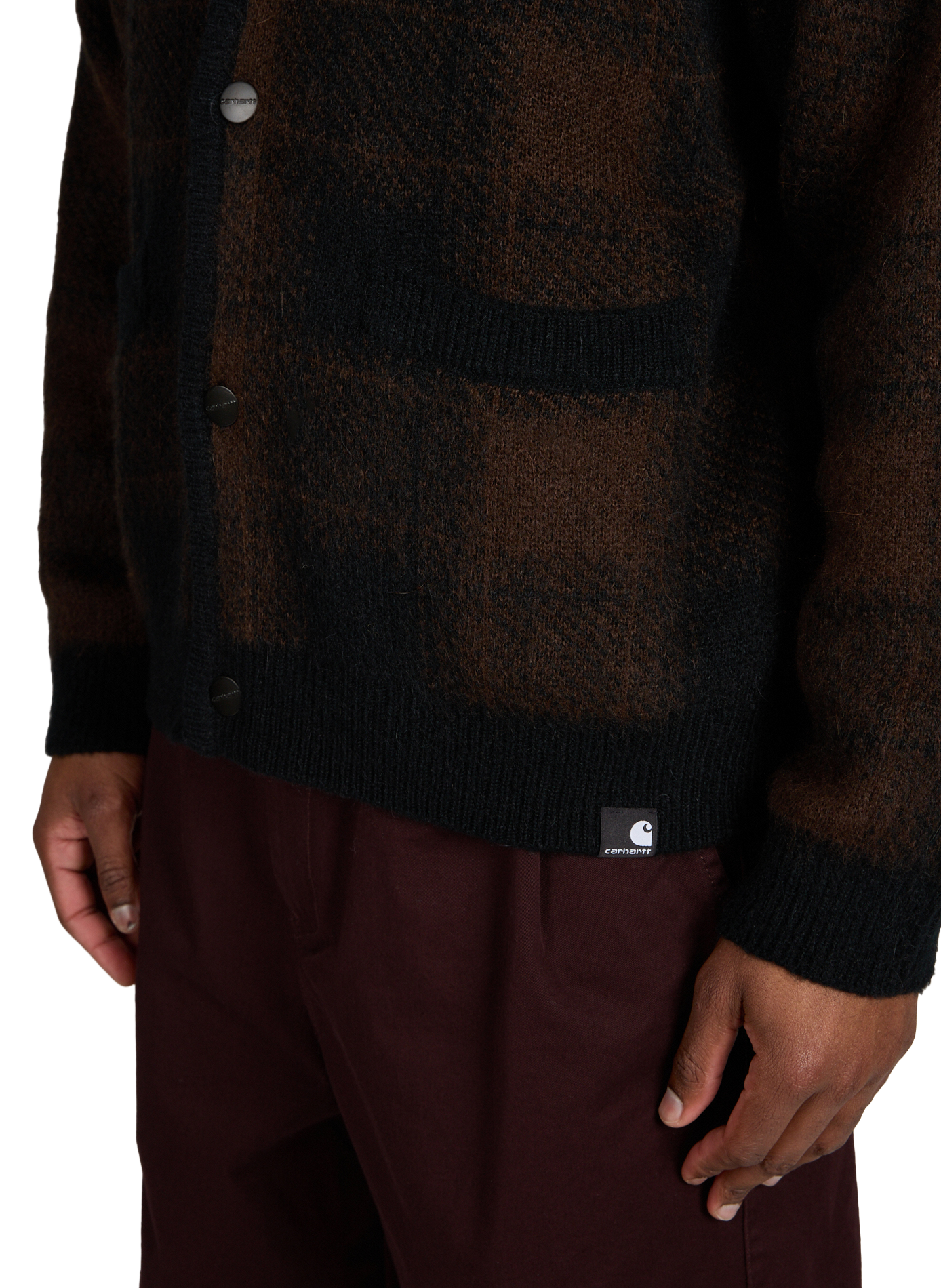 Cardigan en jacquard CARHARTT WIP Marron