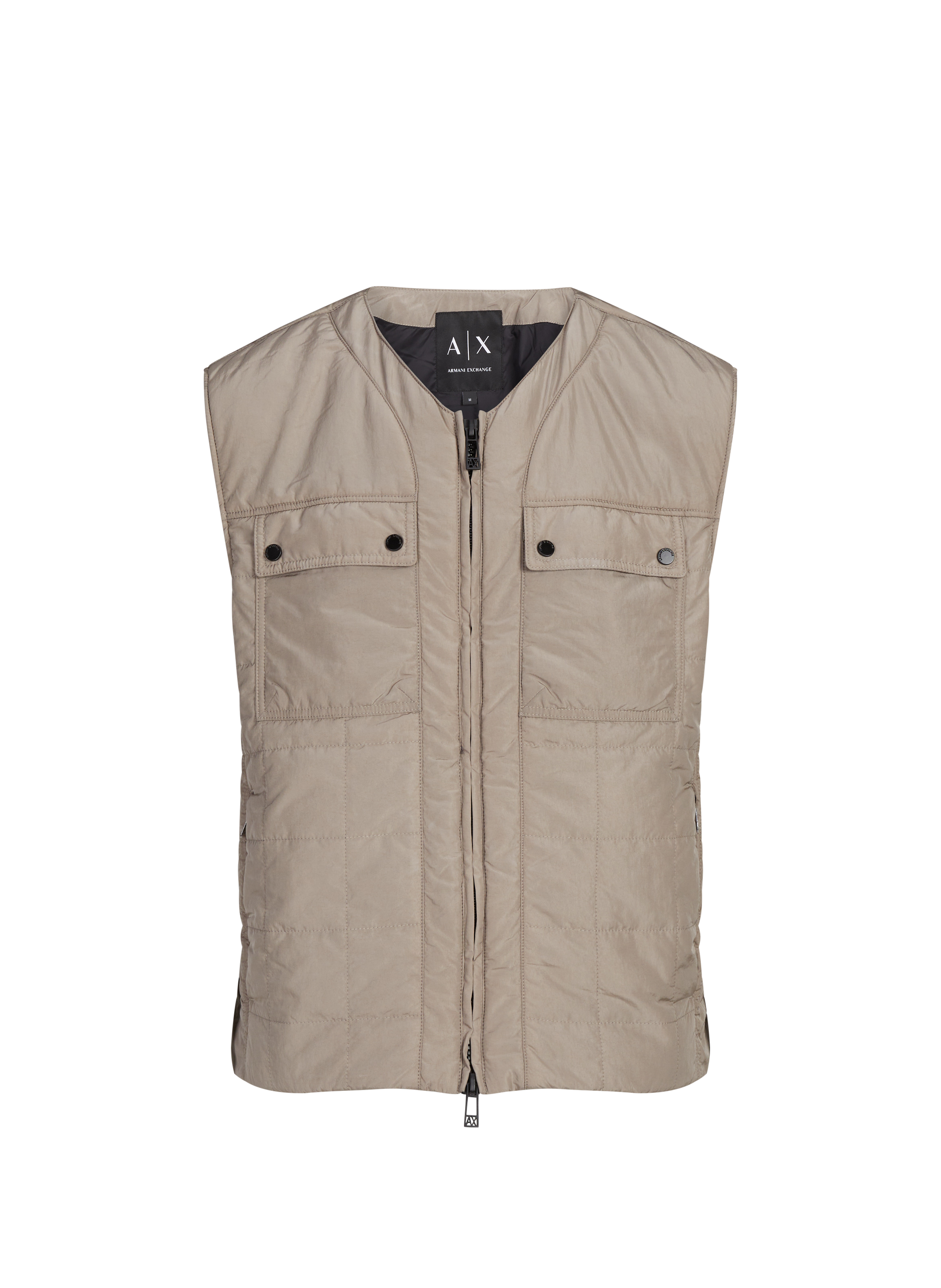 Quilted gilet ARMANI EXCHANGE Beige