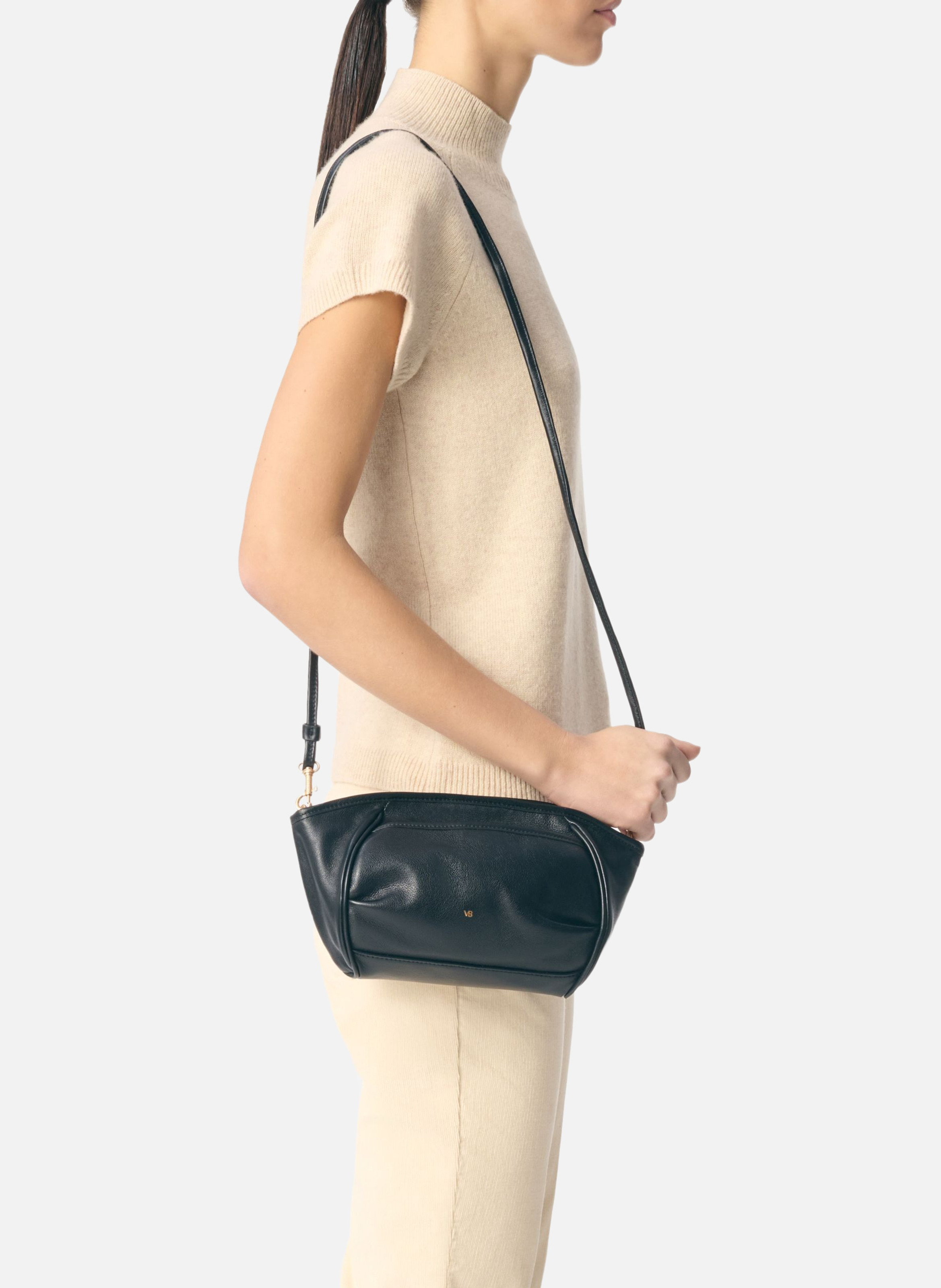 Pochette lune VANESSA BRUNO Noir