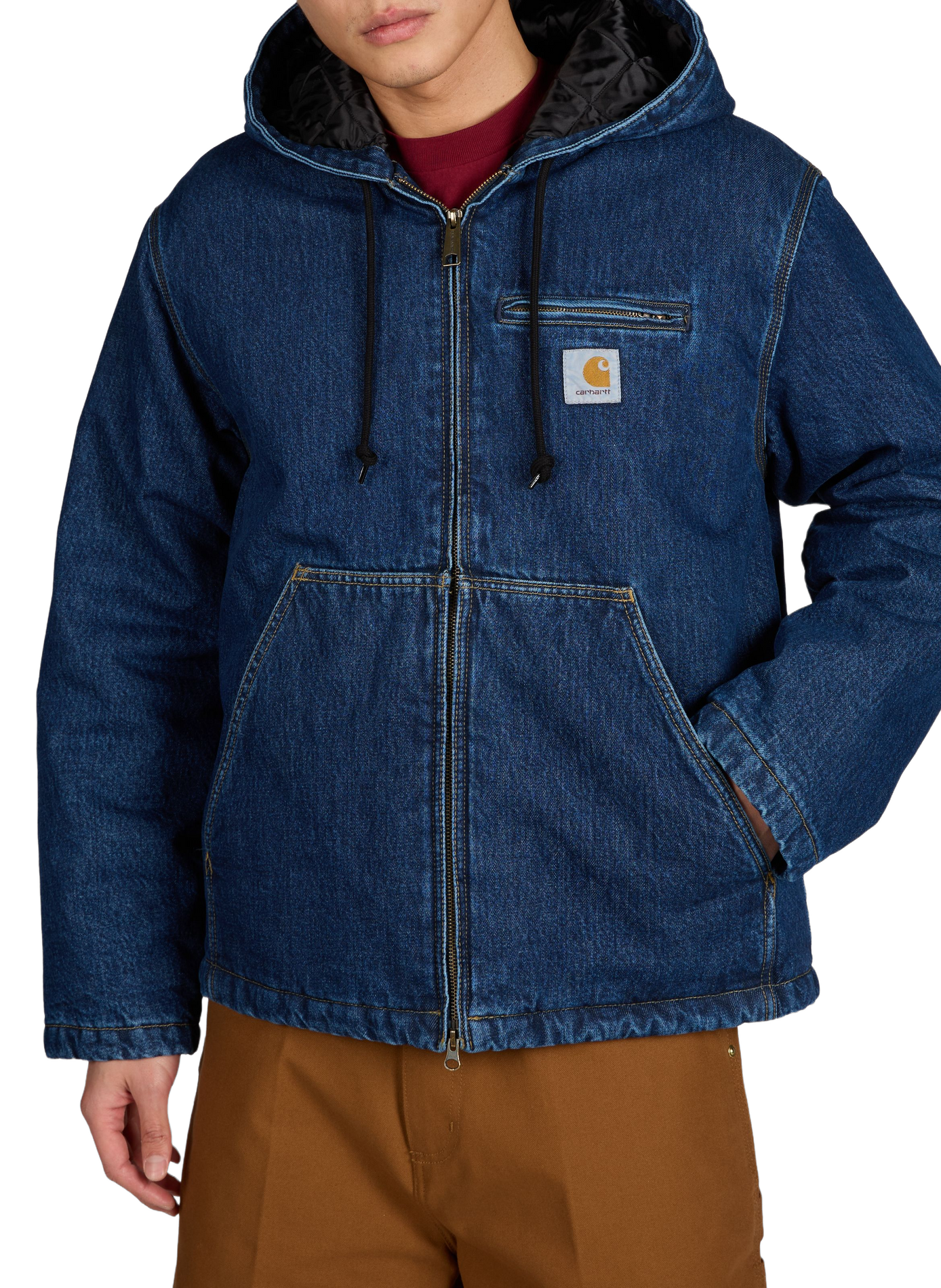 Oversized Hooded Jacket CARHARTT WIP Blue