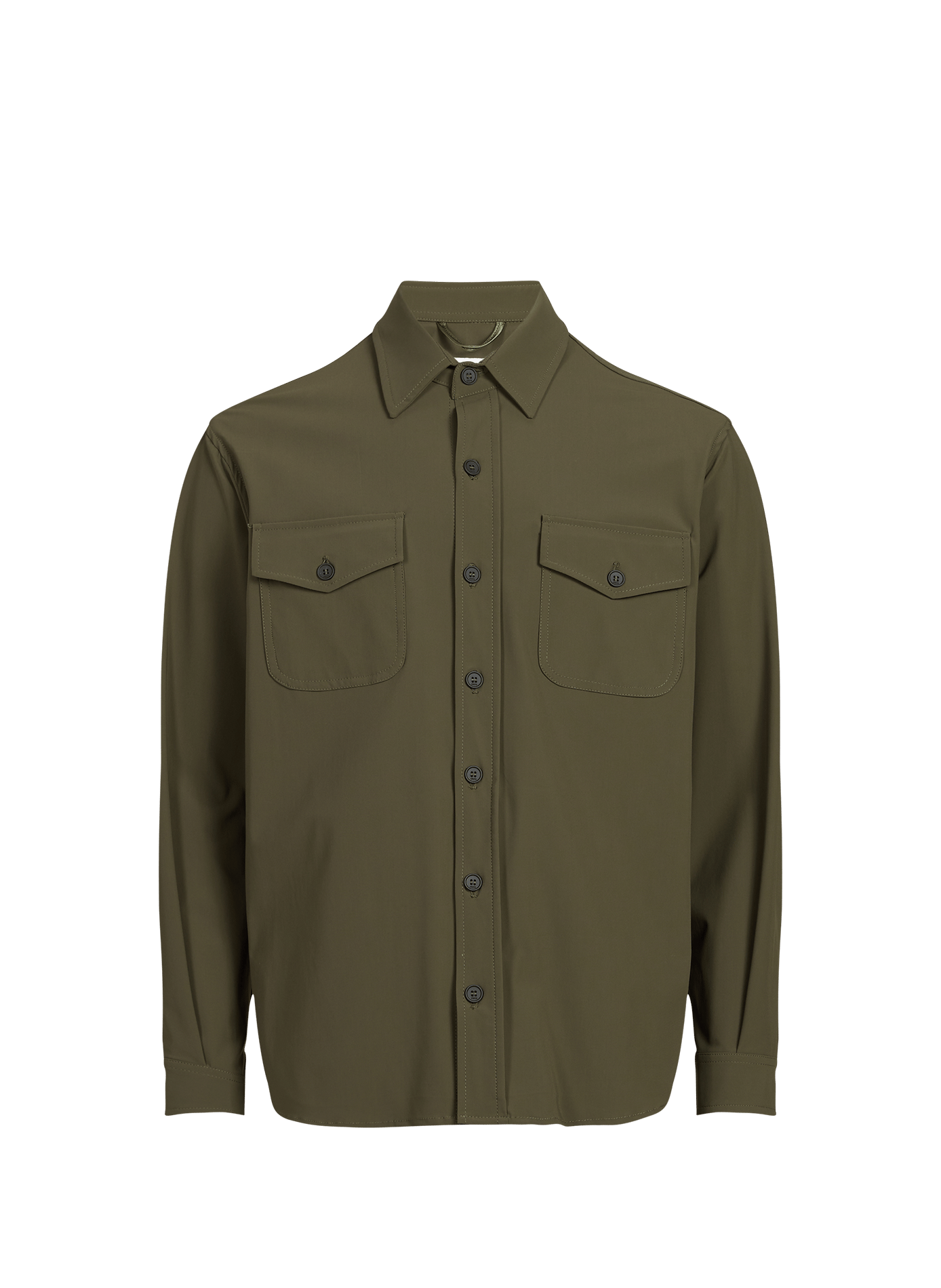 Veste droite col classique CRUNA Kaki