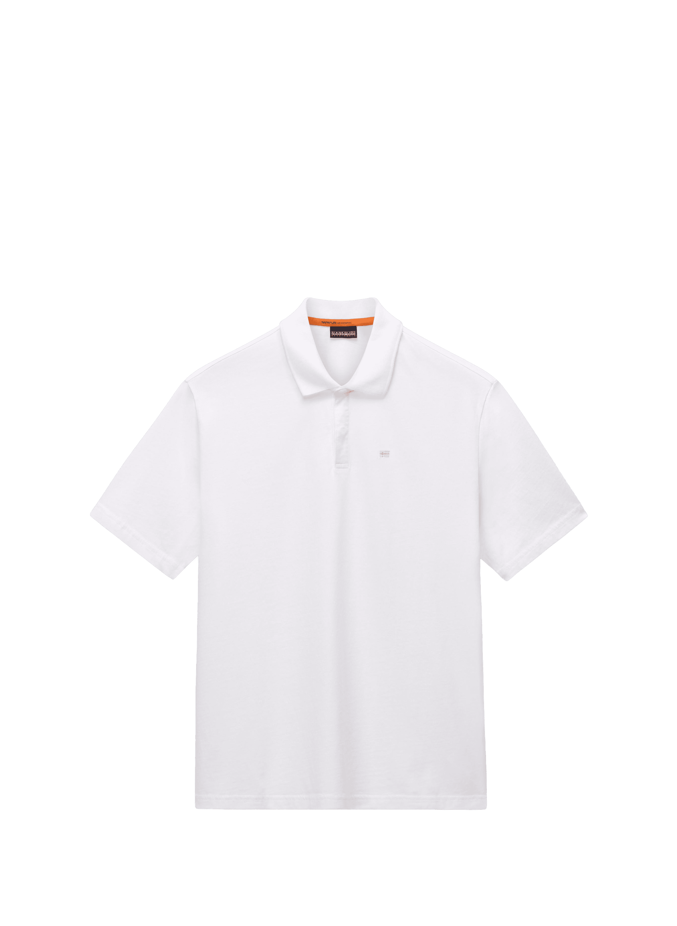 Polo manches courtes E-Nedles en coton NAPAPIJRI Blanc