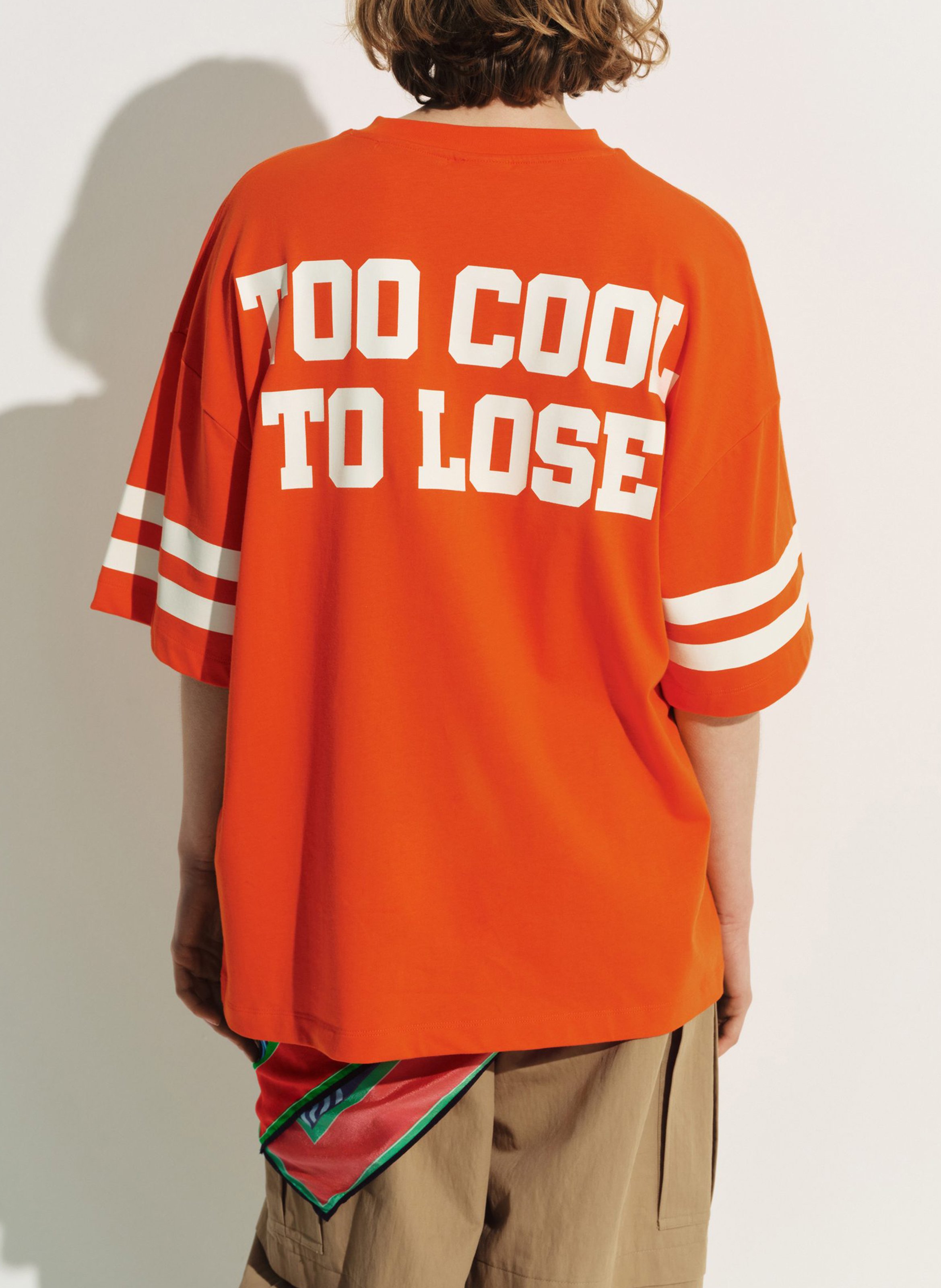 Tee-shirt col rond en coton joopio ESSENTIEL ANTWERP Orange