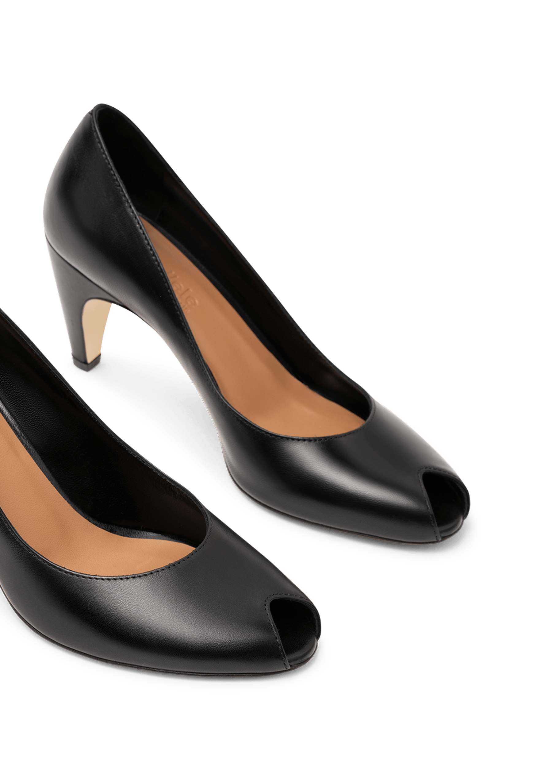 Escarpins picco en nappa PARALLELE Noir